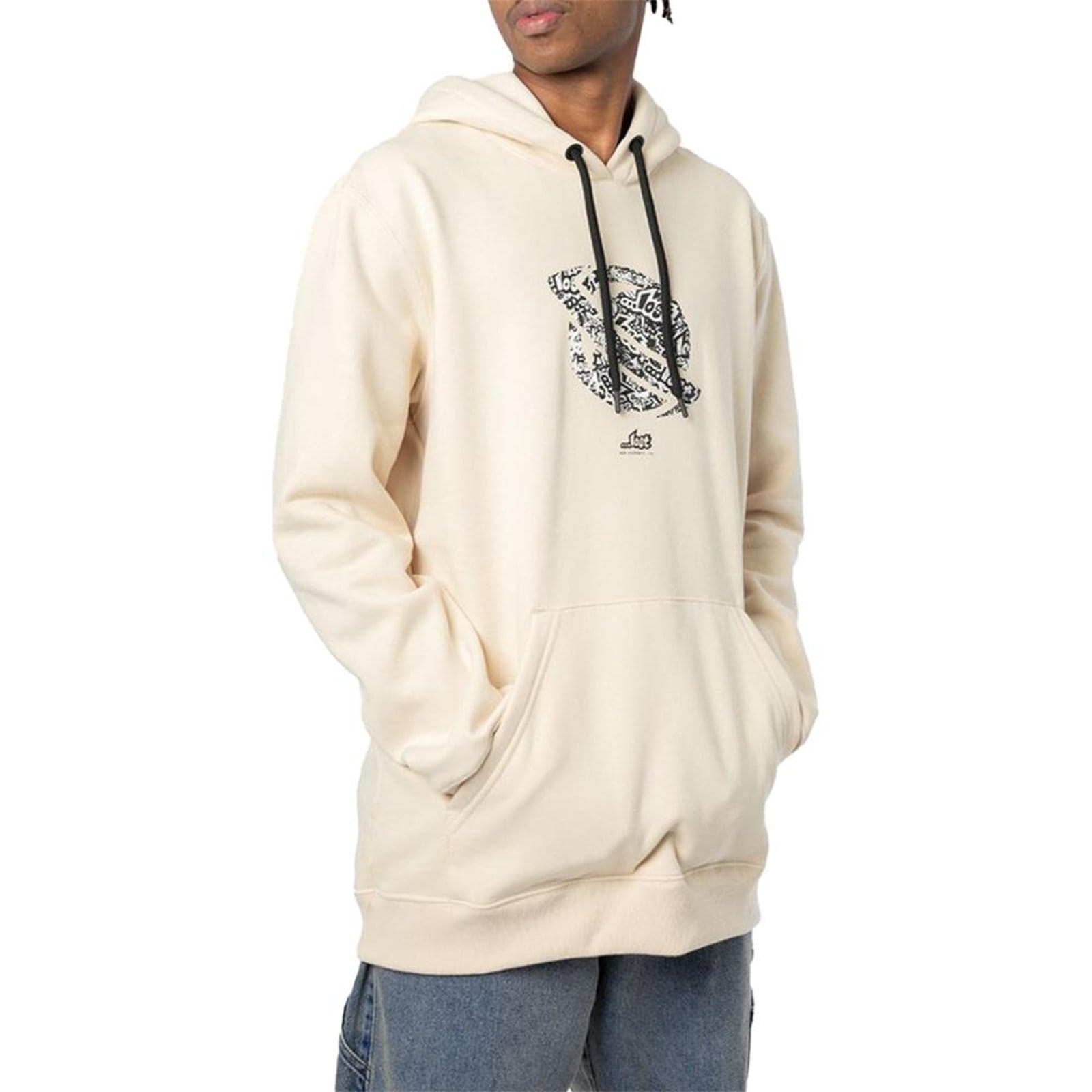 Vista principal Moletom Lost Canguru Lostmaniac WT24 Masculina Tapioca Lost marrom