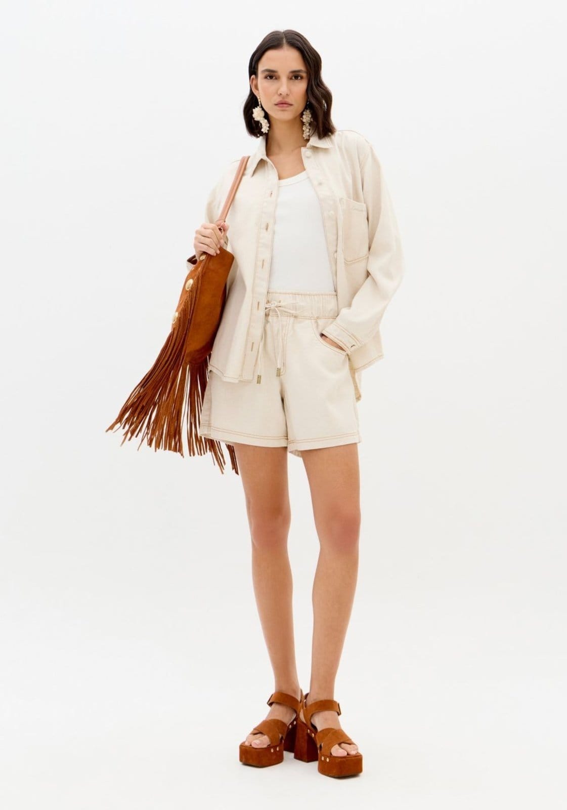 Bermuda Sarja Com Linho Comfort