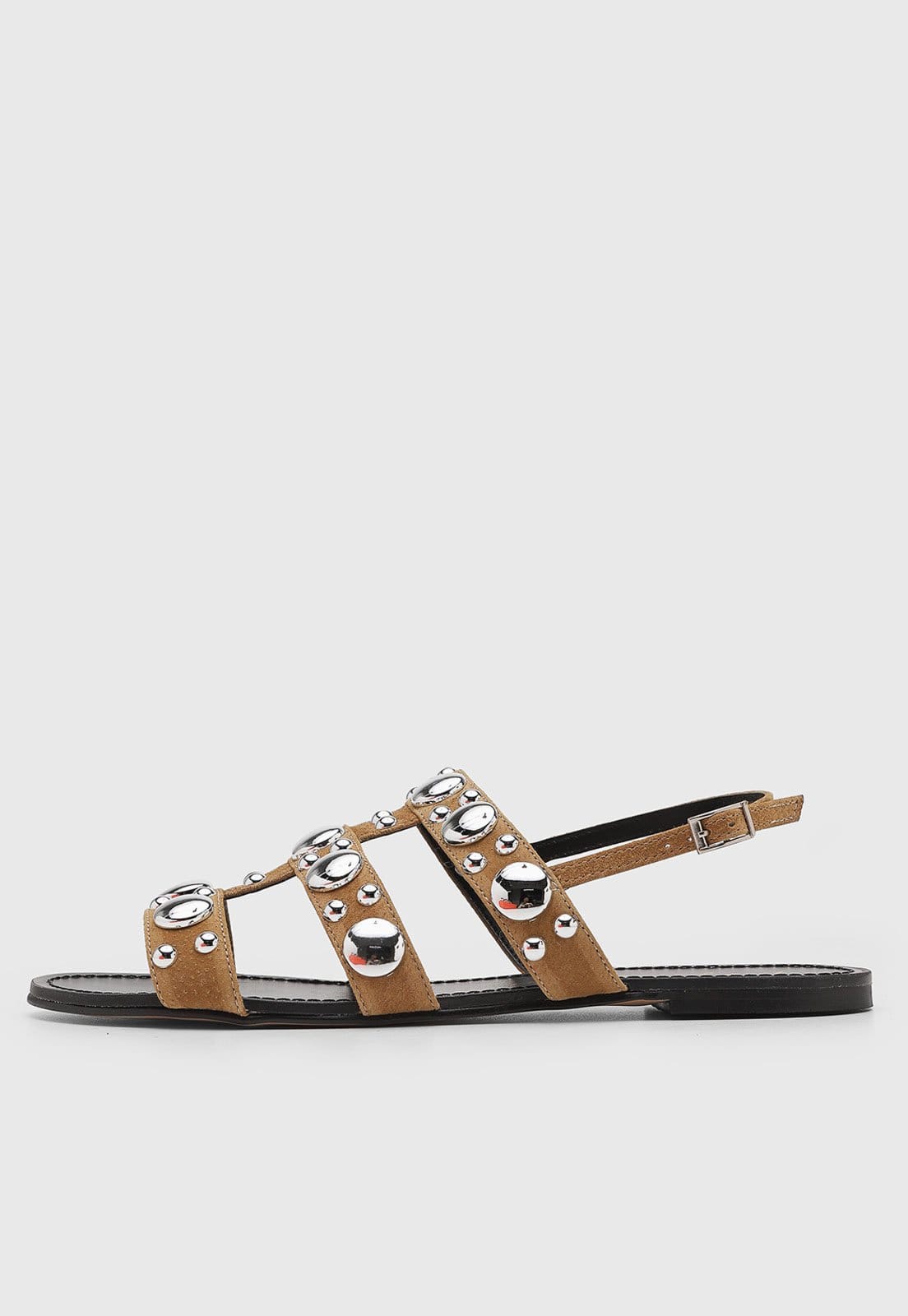 Rasteira Feminina Luiza Barcelos Tiras Tachas