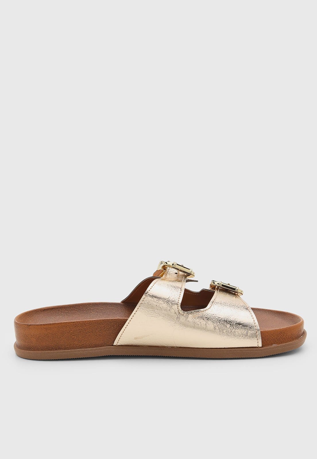 Vista 2 Rasteira Feminina Vizzano Metalizada Dourada VIZZANO dourado