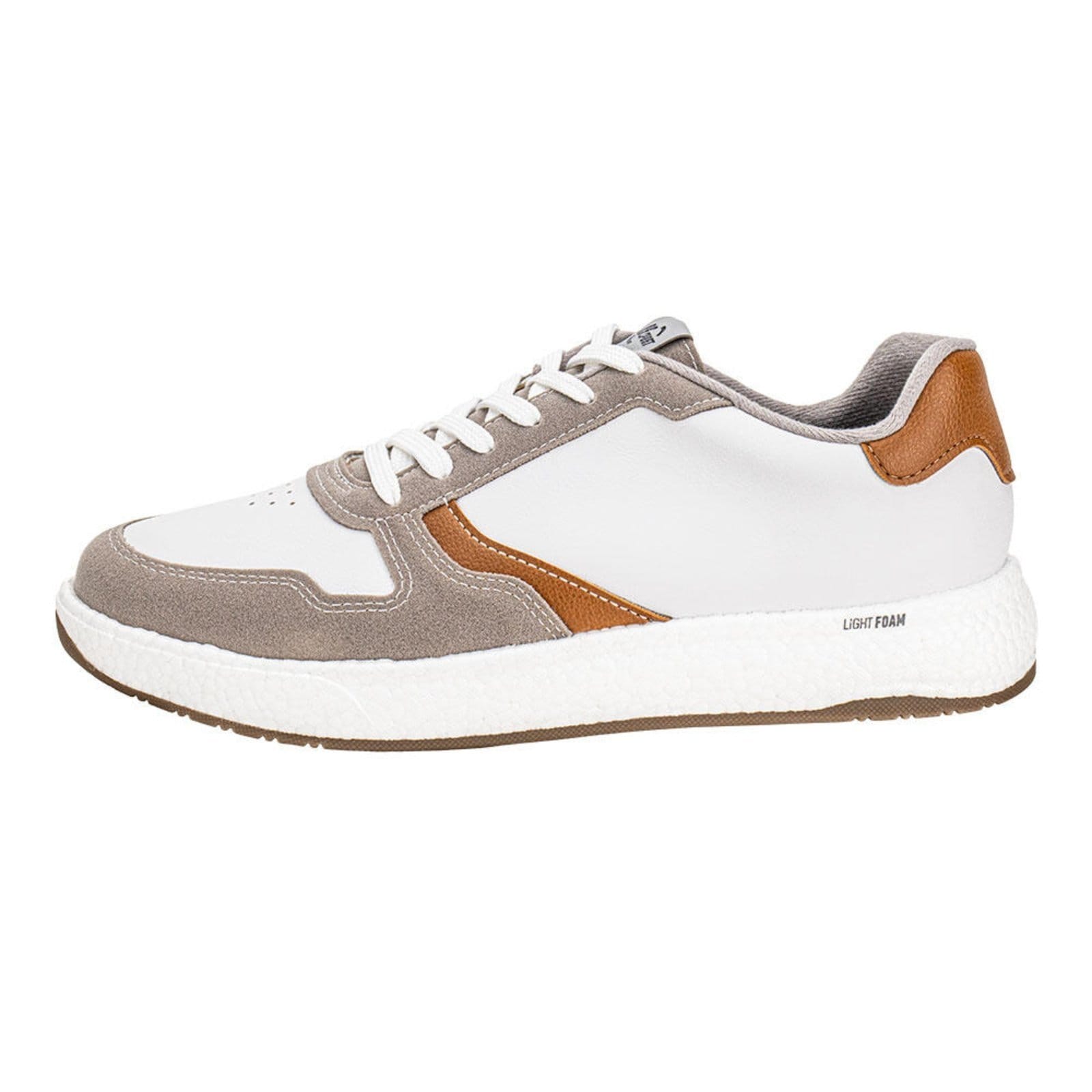 Vista 2 Tênis Masculino Casual Brsport 2297102 0442971 BR SPORTS branco
