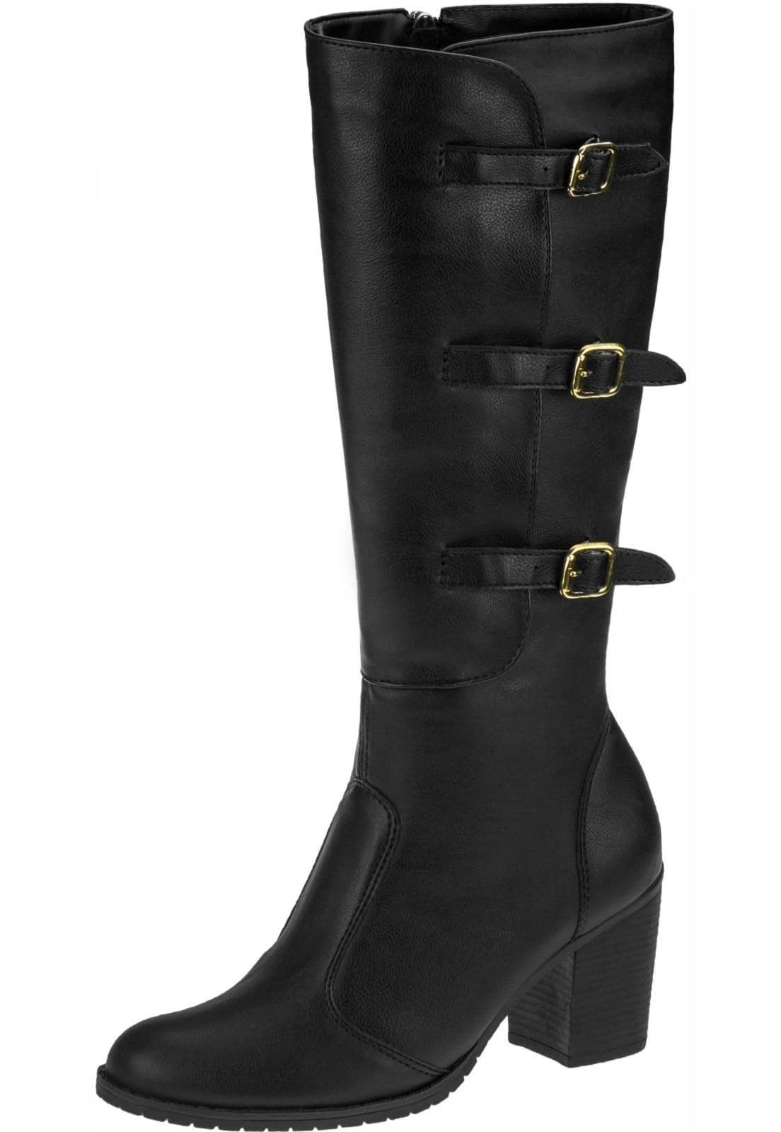 Bota Gigil Cano Alto Salto Napa