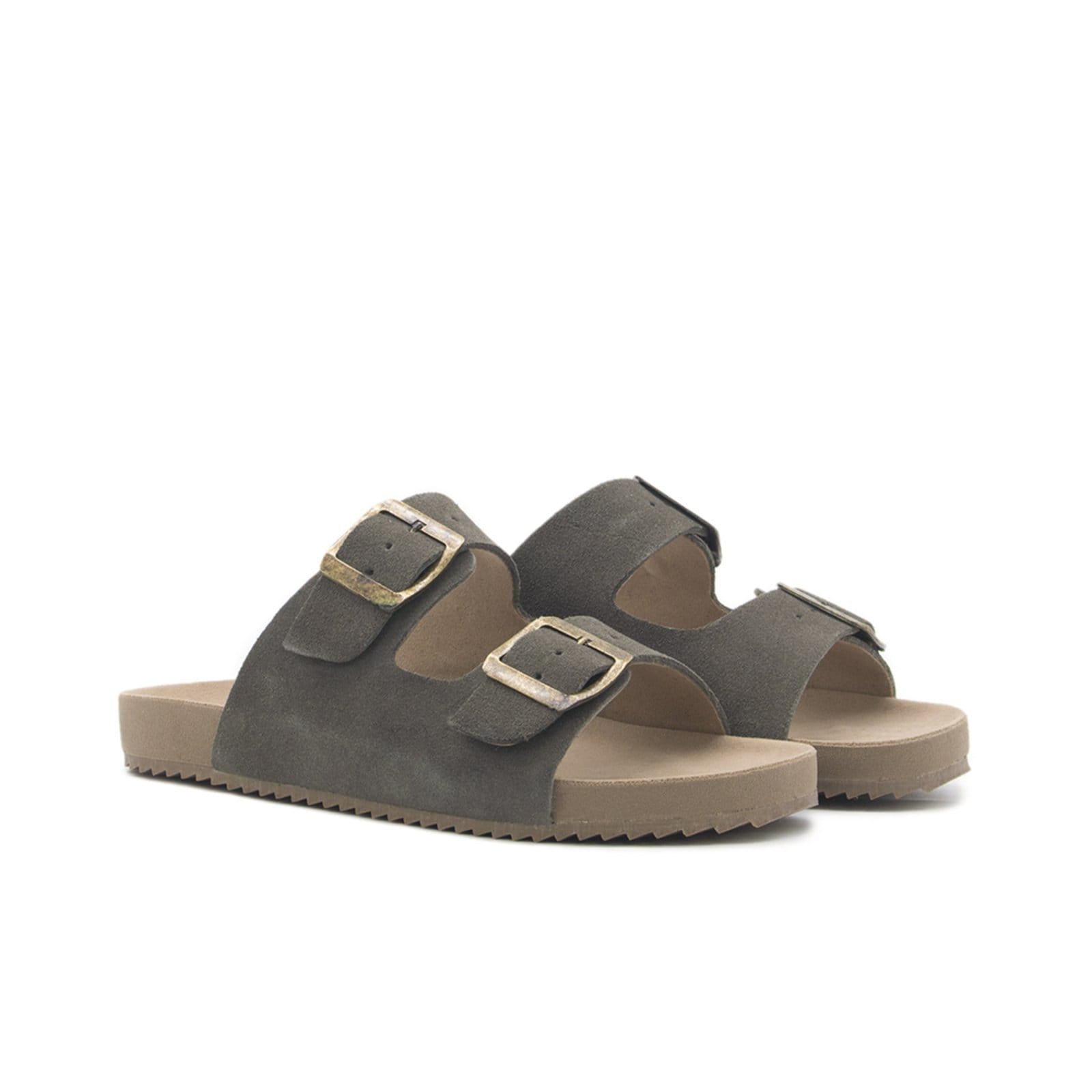 Papete Rasteira Sandalia Couro ChumboTellini Store