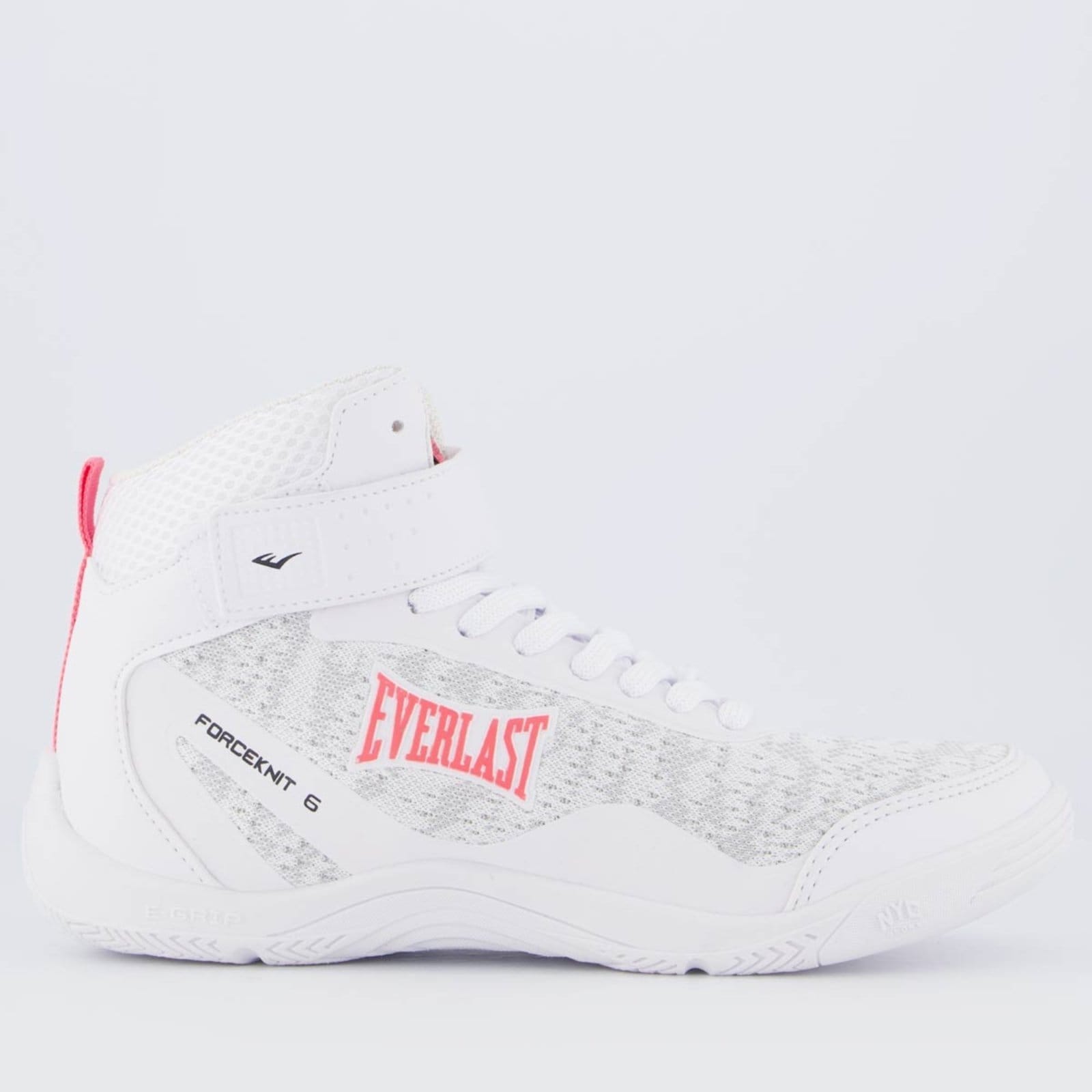 Tênis Everlast Forceknit 6 Feminino Branco e Rosa