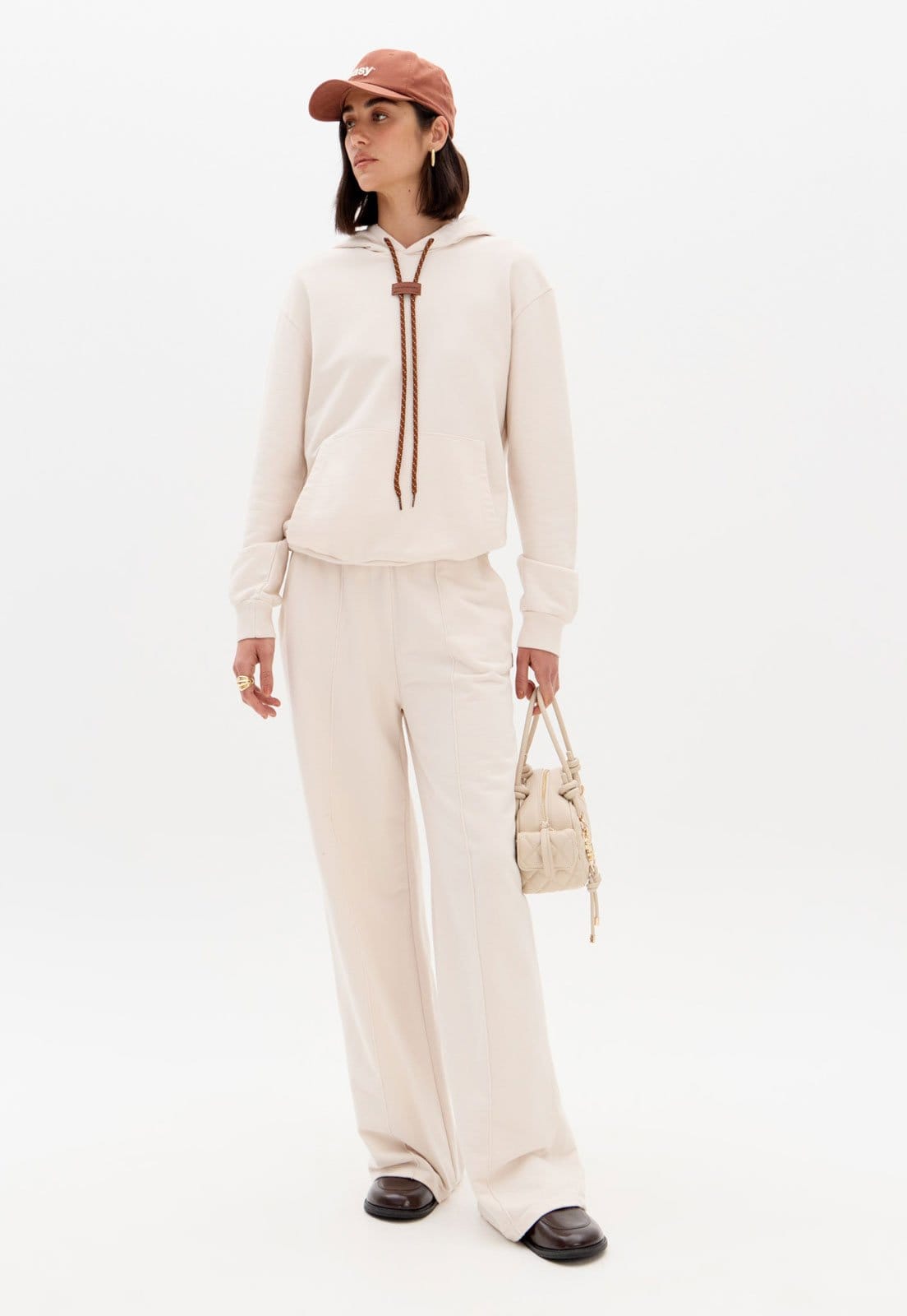 Vista 2 Blusa de Moletom Feminina Lança Perfume Capuz Off-White Lança Perfume off-white white