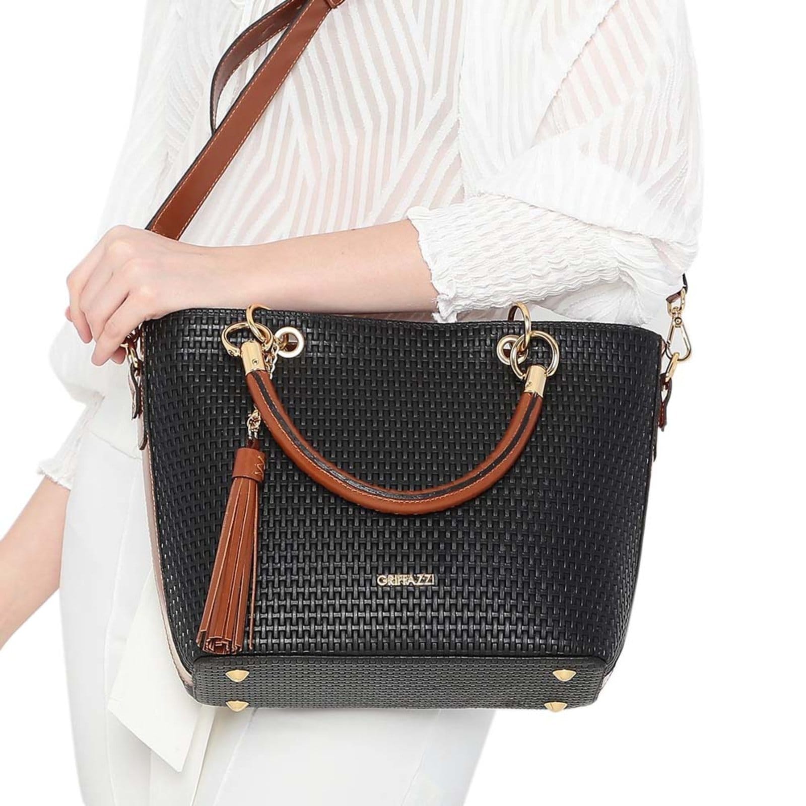 Bolsa de Couro Griffazzi Preto - 2