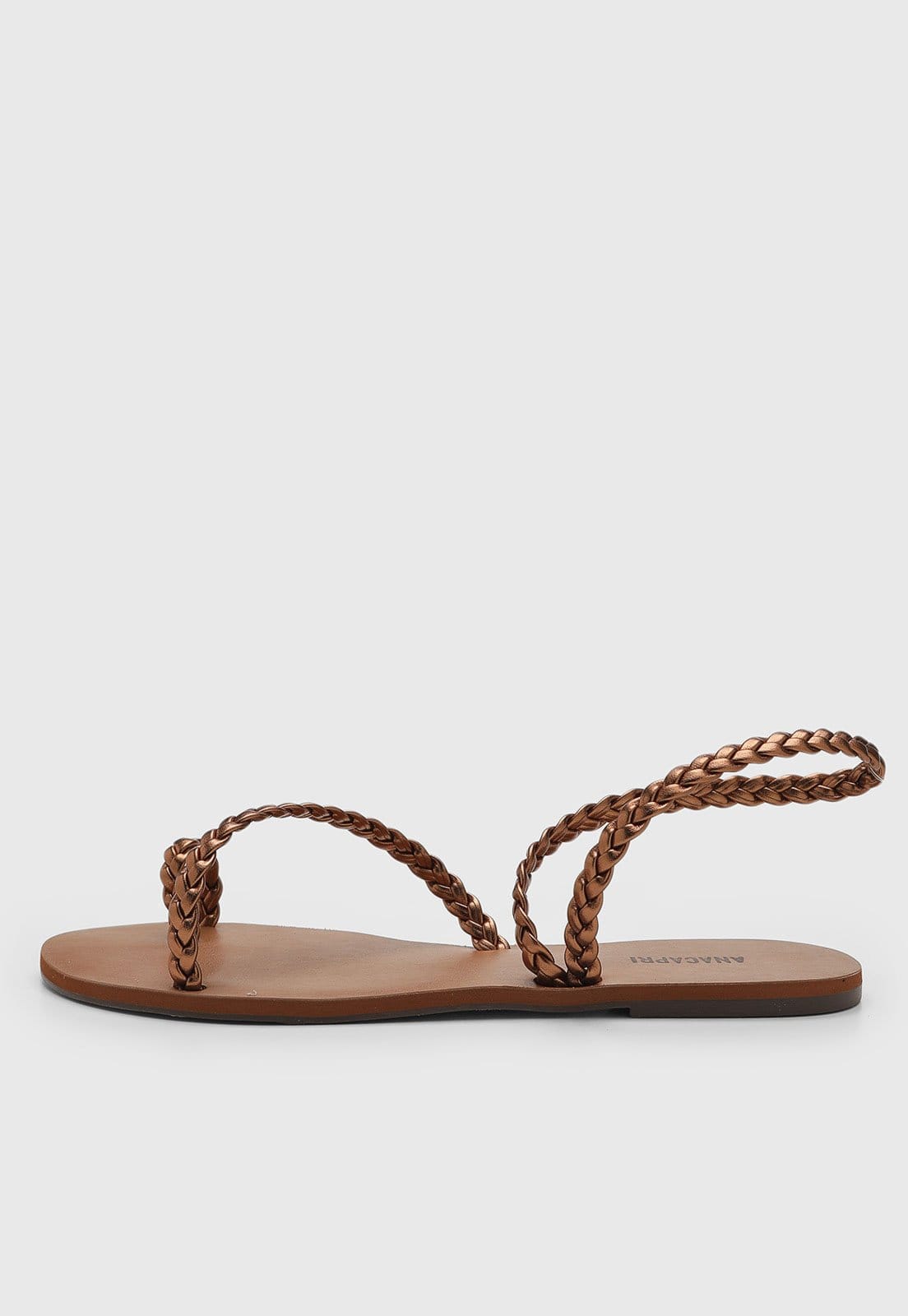 Rasteira Feminina Anacapri Tiras Trançadas