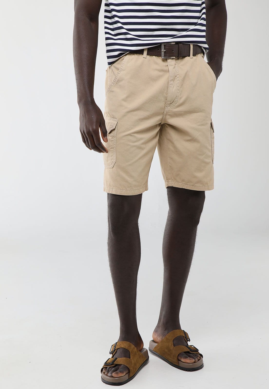 Bermuda Masculina Aleatory Cargo Sarja