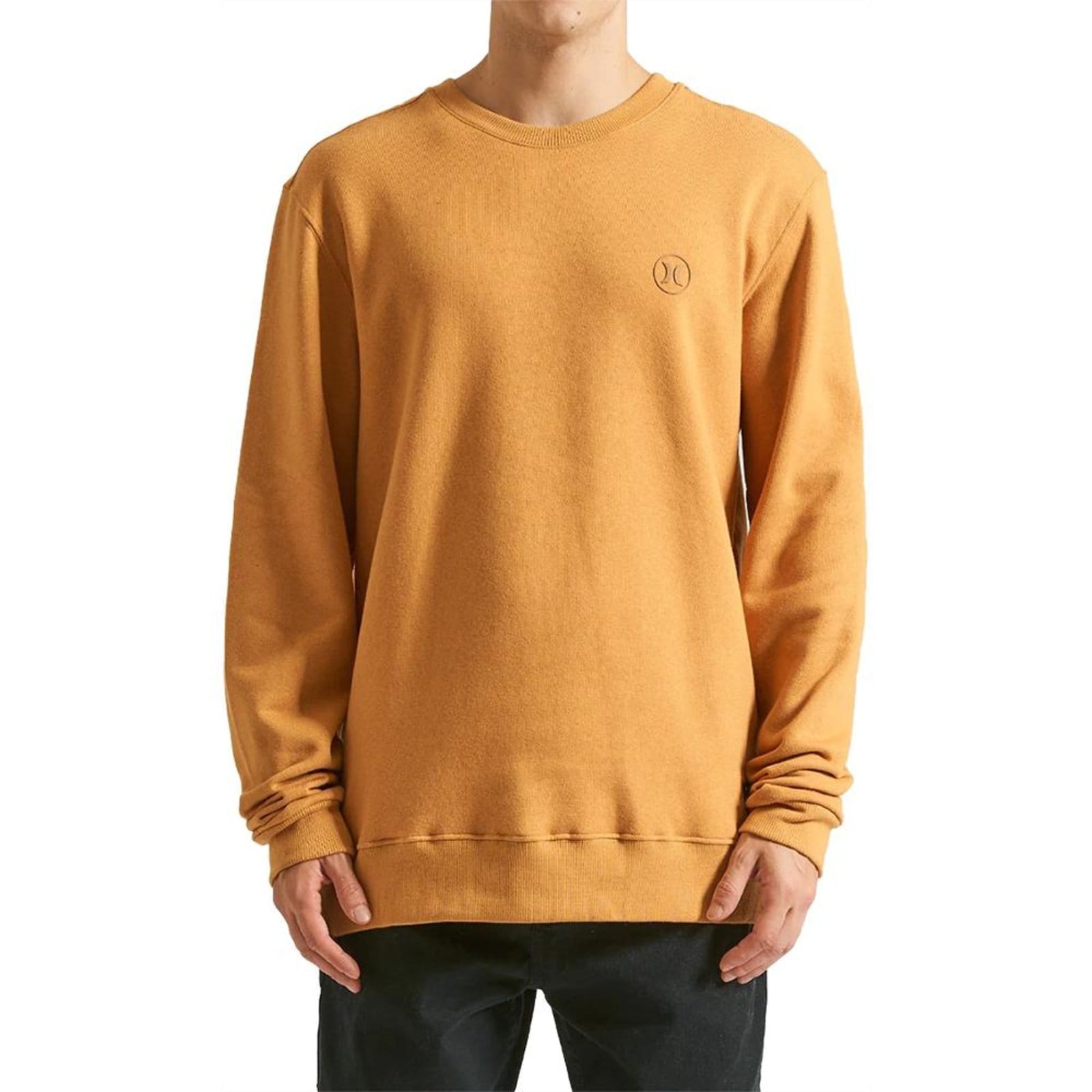 Moletom Hurley Careca Mini Icon WT24 Masculino Mostarda