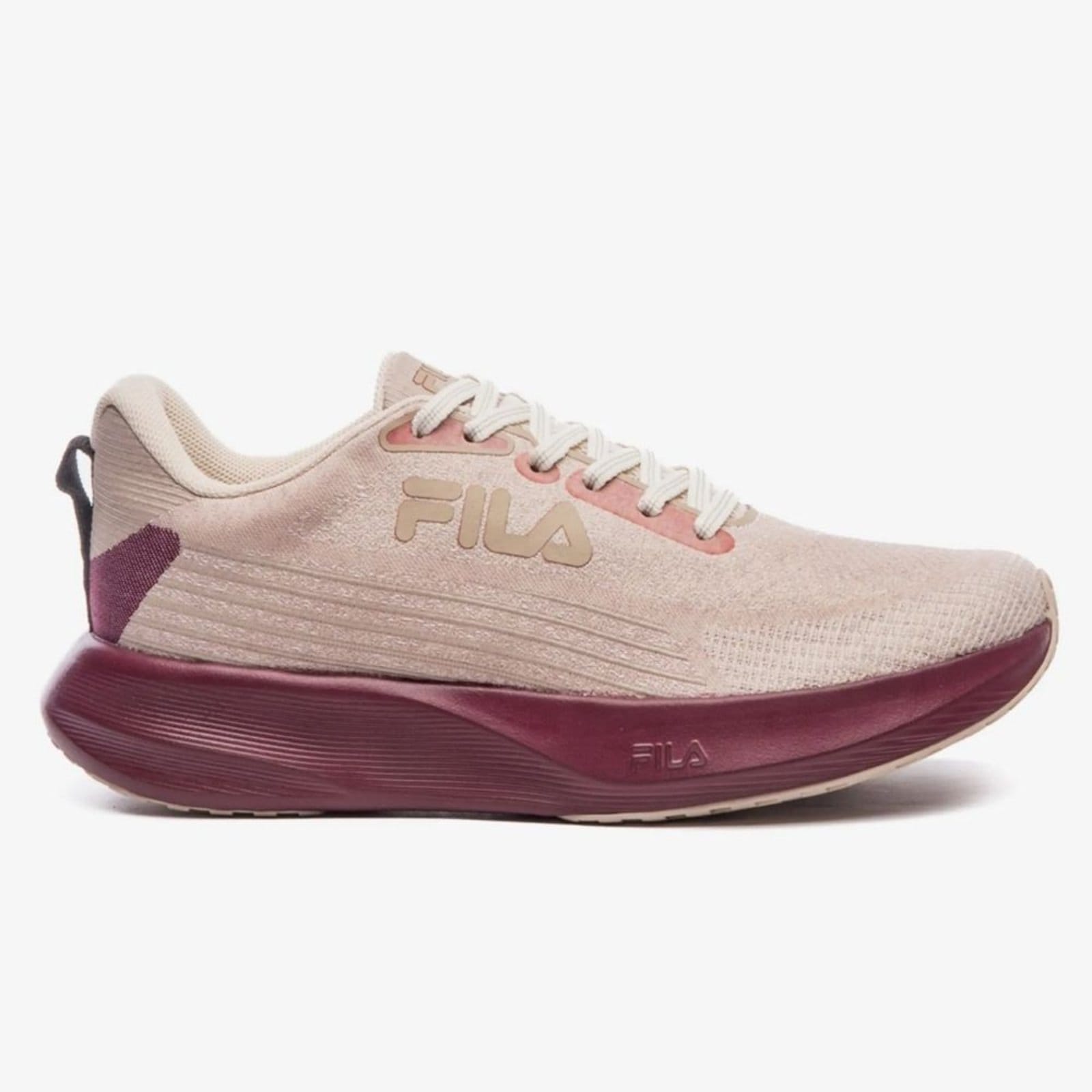 Tênis Esportivo Feminino Endurance Burgundy Fila F02R0