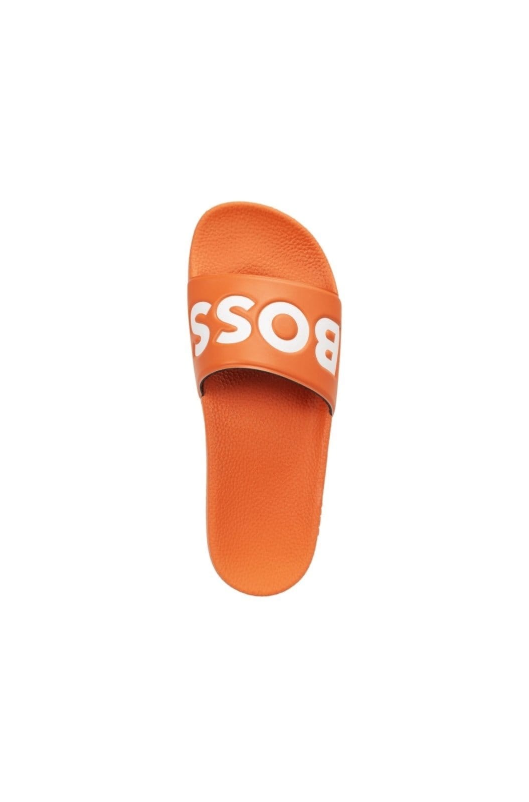 Vista 2 Chinelos Slides Com Detalhe De Logo Boss laranja