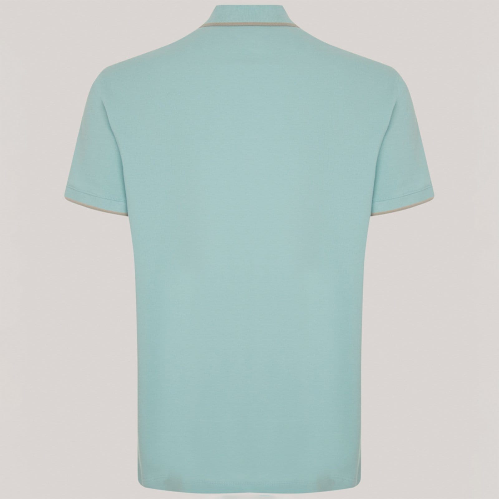 Vista 2 Camisa Polo John John Regular 2 Lines Ve26 Masculino John John azul