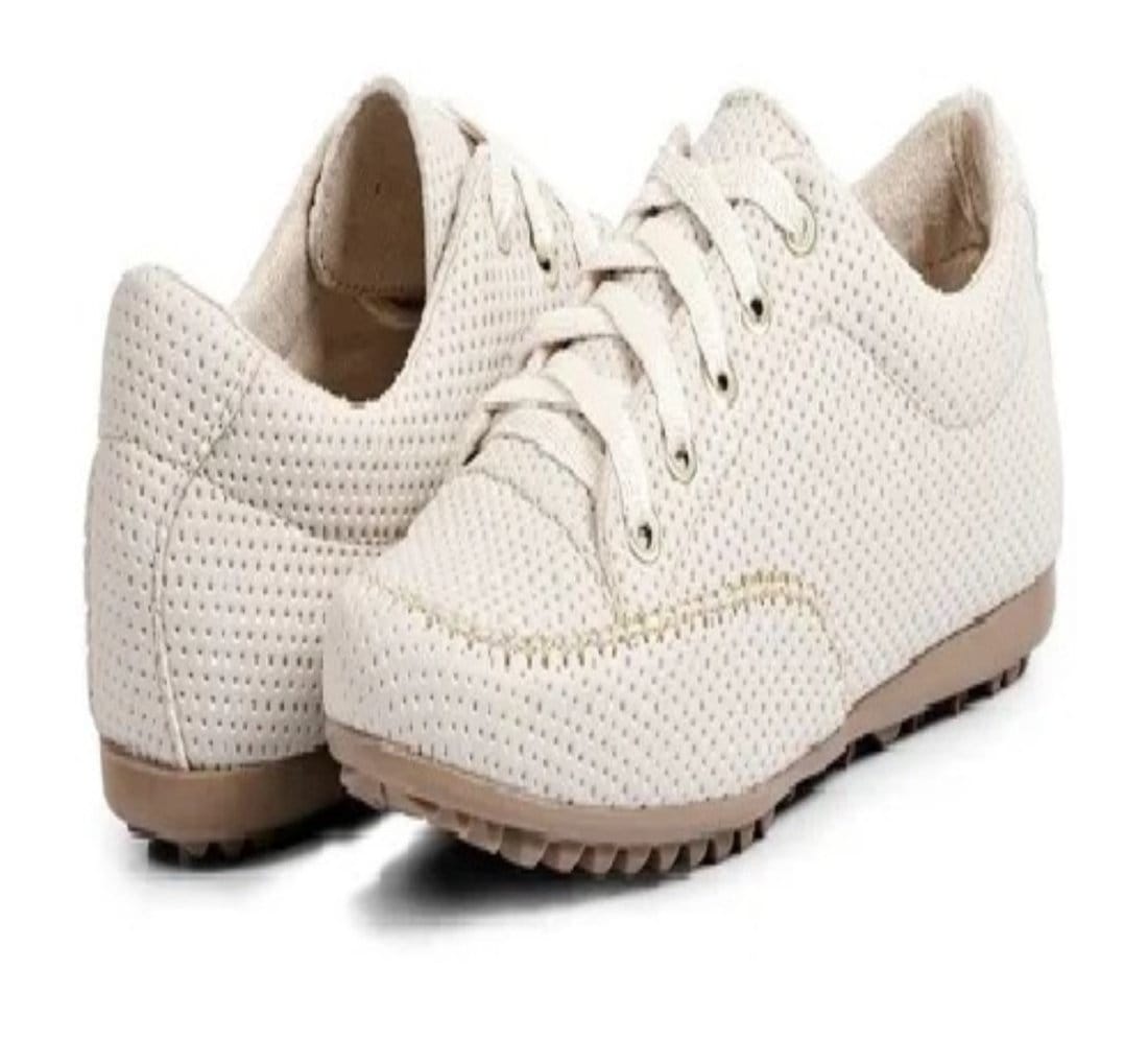 Vista 2 Sapatênis Tênis Feminino Casual Confortável ROMEU E JULIETA SHOES bege