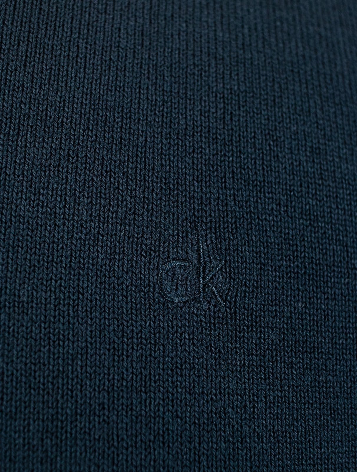 Vista 2 Suéter Calvin Klein Jeans Masculino Crewneck Tricot Mini Logo Calvin Klein preto