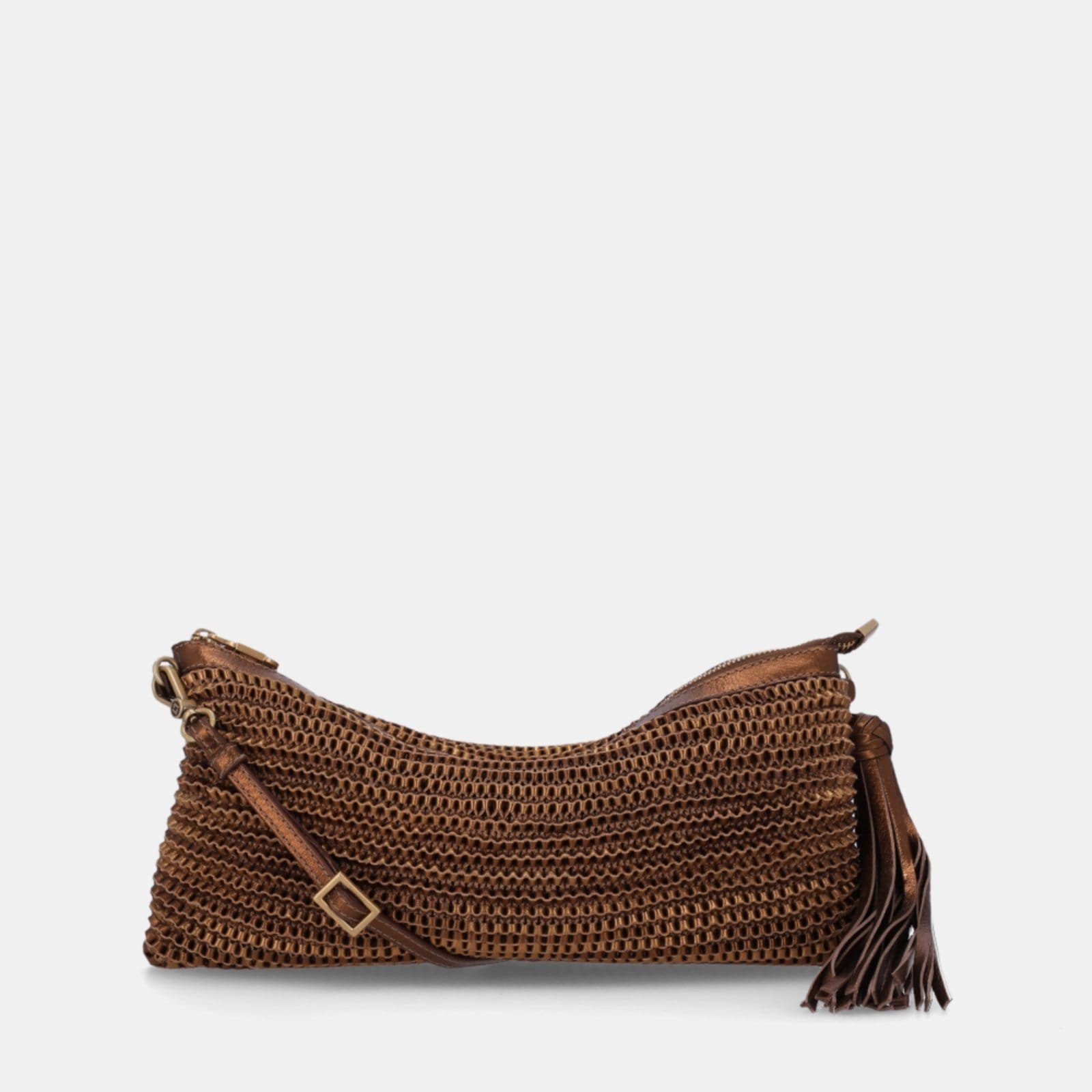 Bolsa Pequena Couro Madras Luz Da Lua 10006306 Luz Da Lua