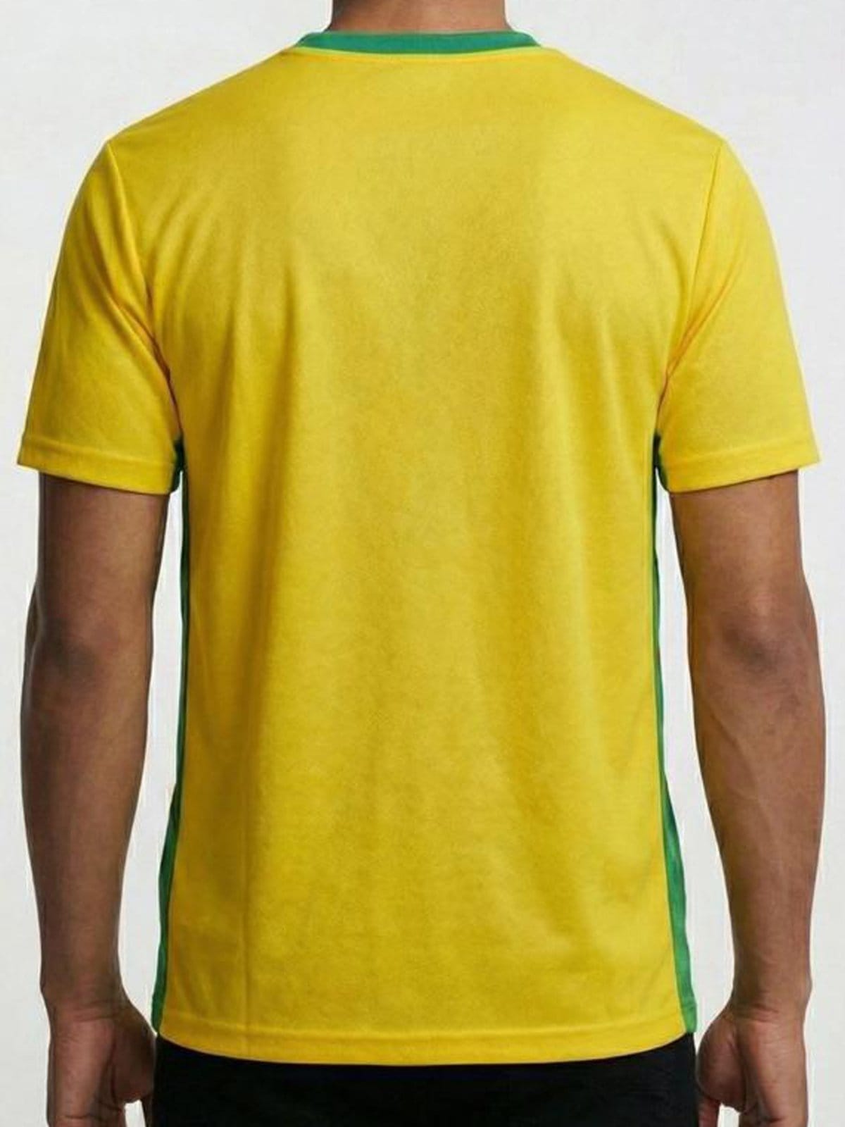 Vista 2 Camisa do Brasil Sport Dryfit Copa do Mundo Letras Graffiti FS CONCEPT amarelo