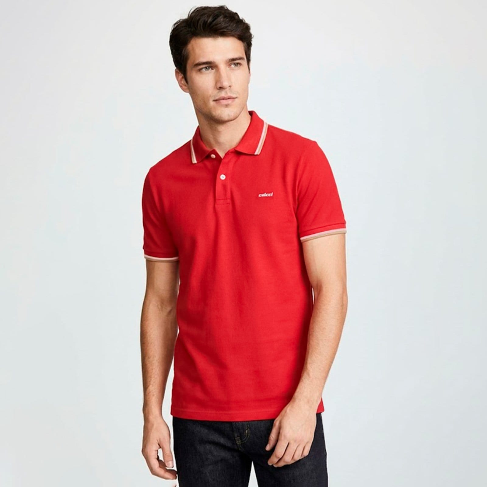 Camisa Polo Colcci 2 Lines Ou26 Masculino