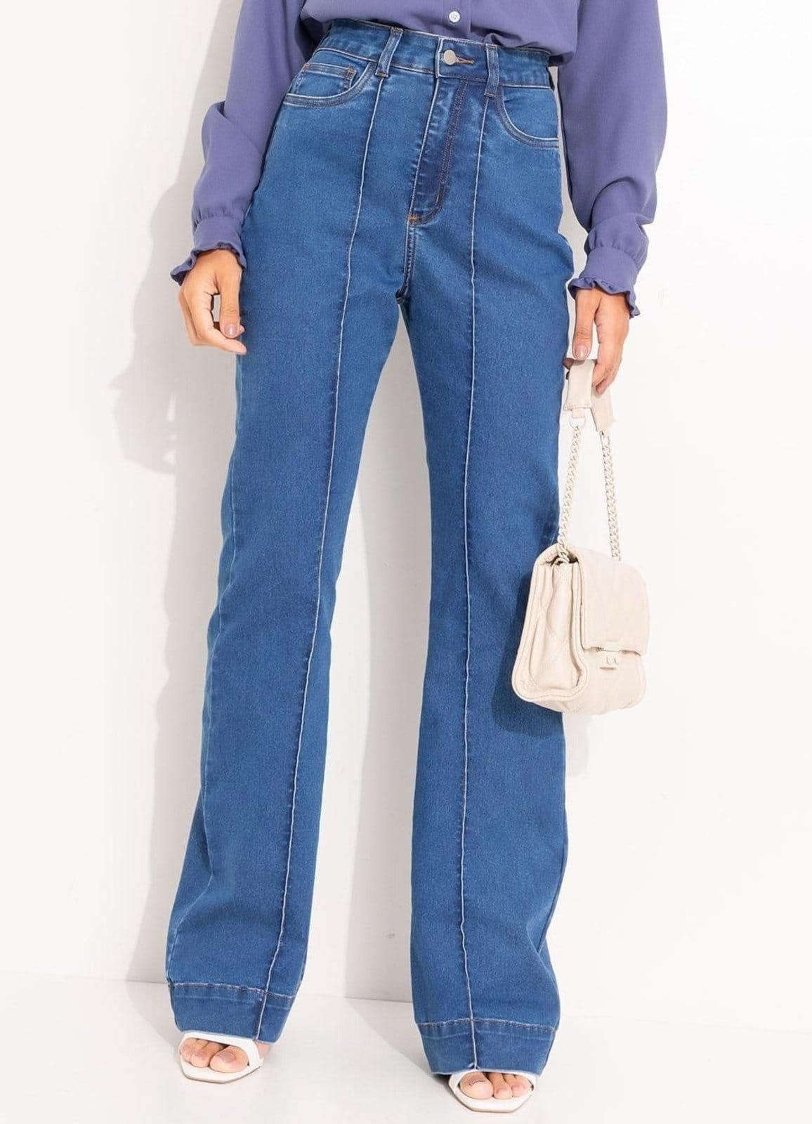 Calça Jeans Médio Colorido