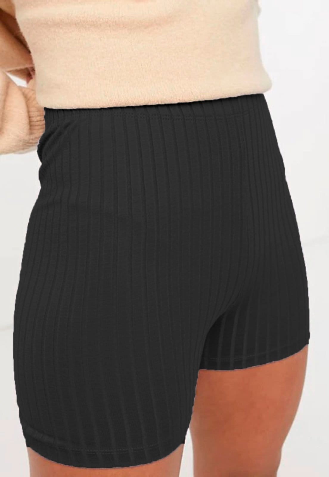 Short Canelado Diluxo Verão