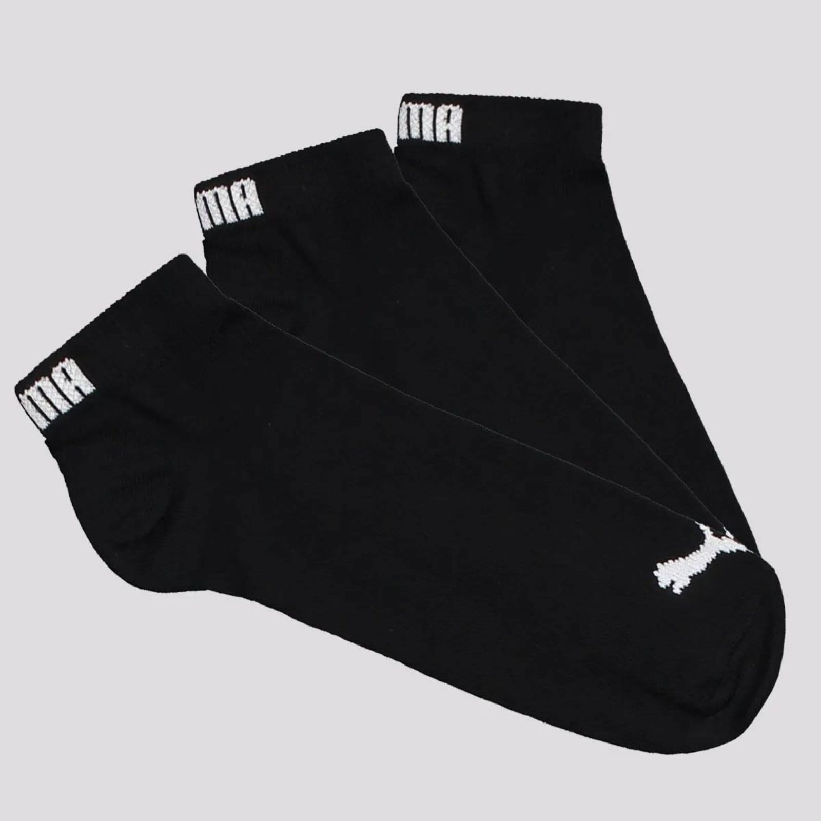 Kit Meia Puma Sapatilha 9 Preta - 2