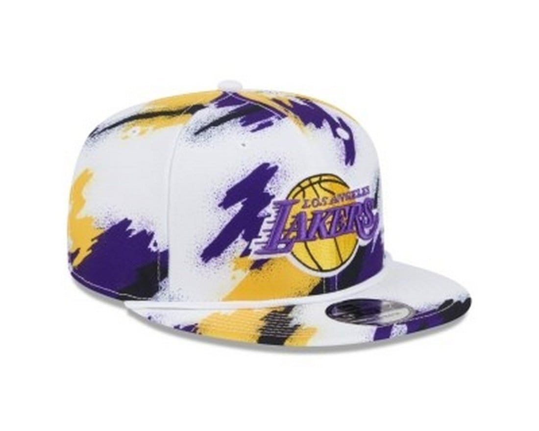 Vista 2 Boné New Era 9FIFTY SNAPBACK Los Angeles Lakers NBA new era branco