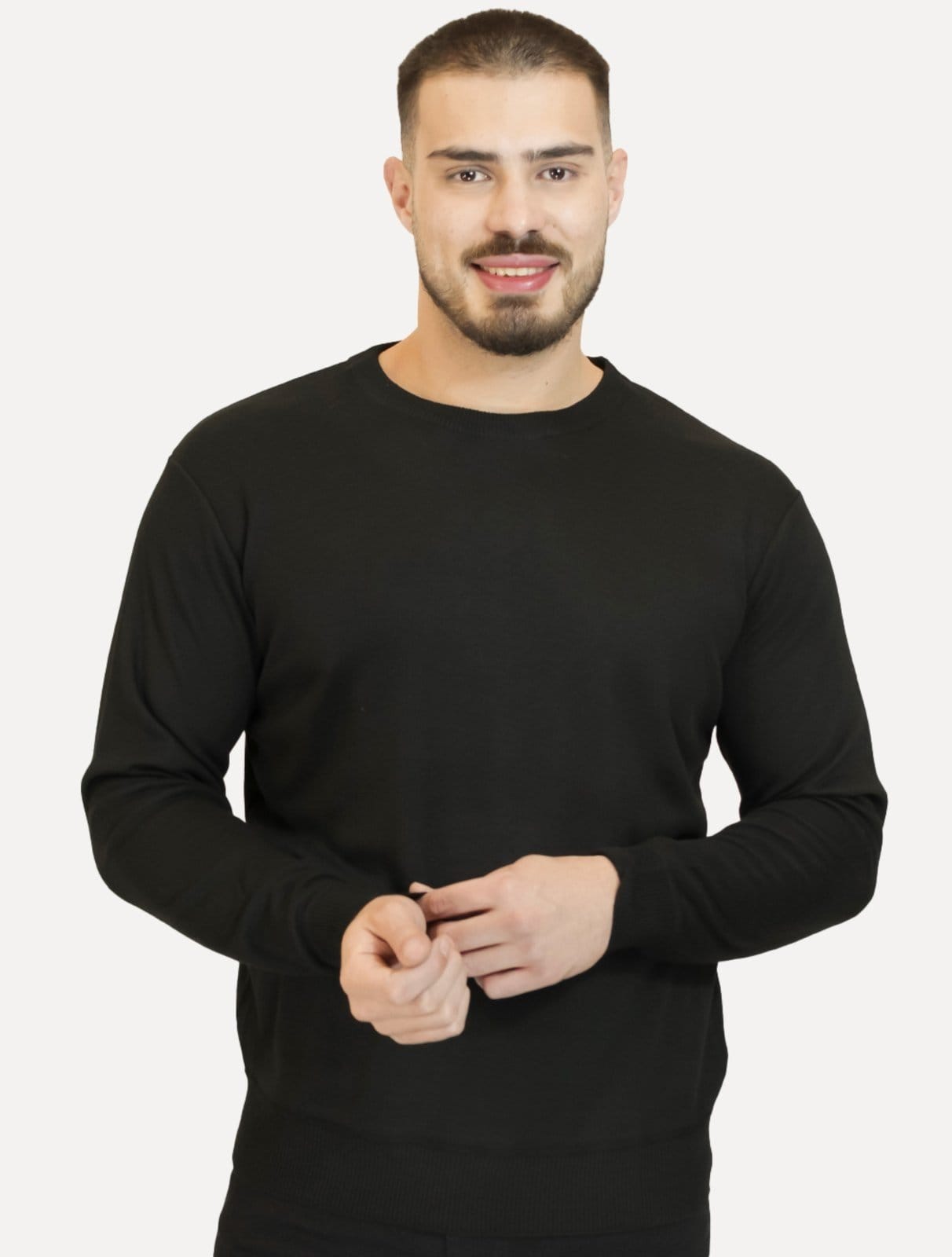Suéter Dixen Masculino Tricot Crewneck Liso
