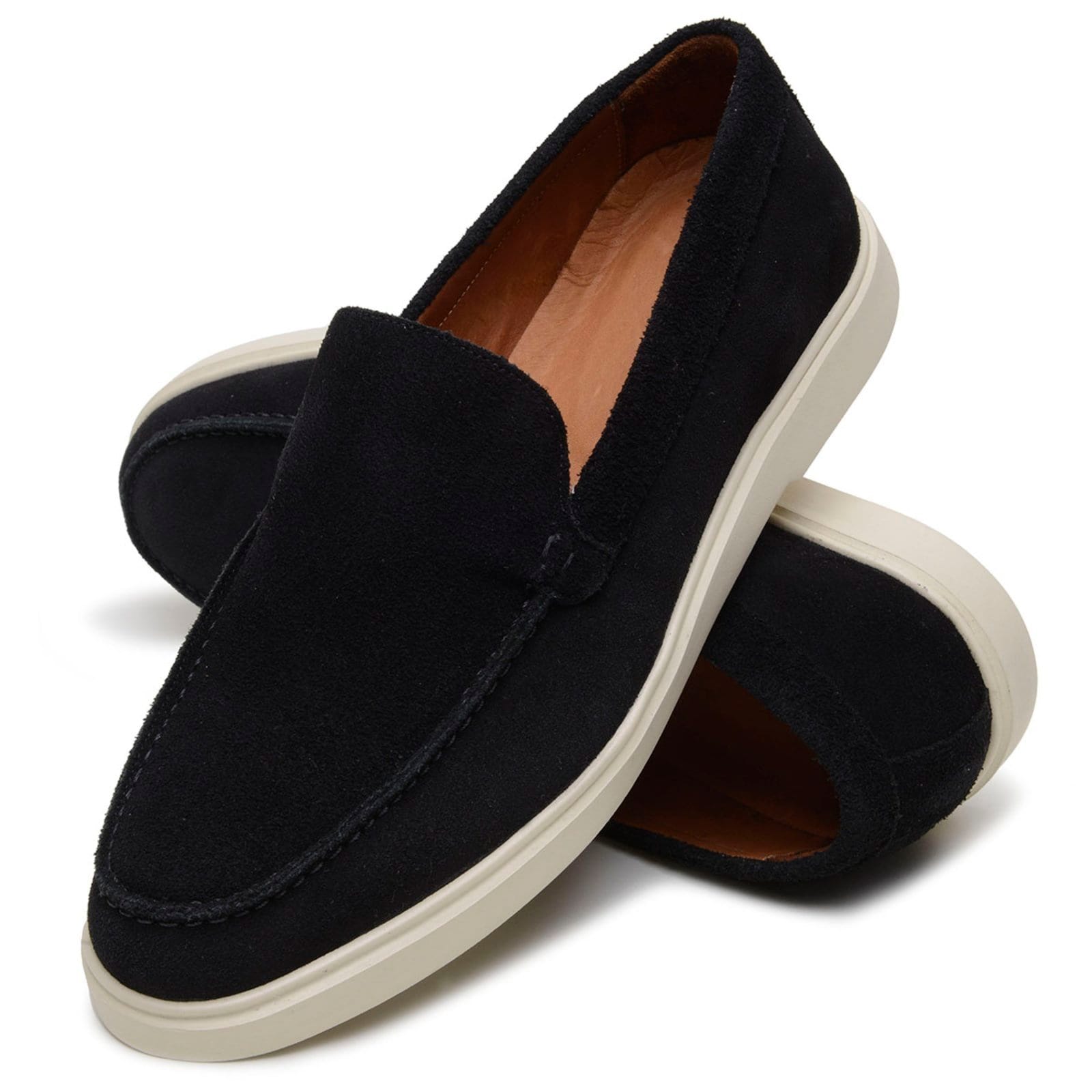 Sapato Casual Masculino Veritimo Mocassim Slip On Em Couro Dockside Elegante Confortável