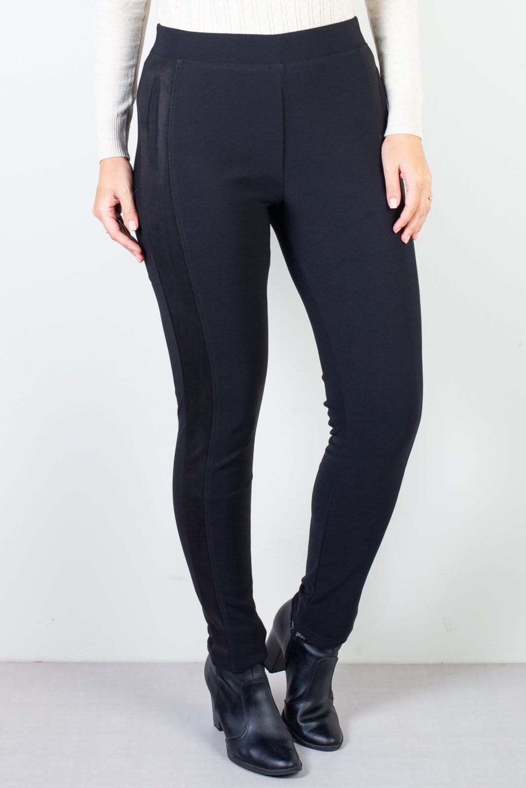 Calça feminina térmica com detalhe lateral 80478
