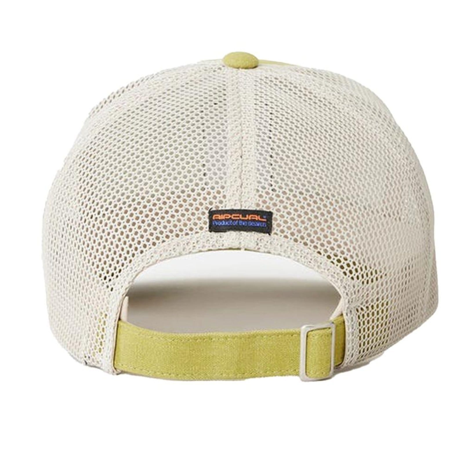 Vista 2 Boné Rip Curl Aba Curva Search Dawn Trucker WT25 Kiwi Rip Curl amarelo