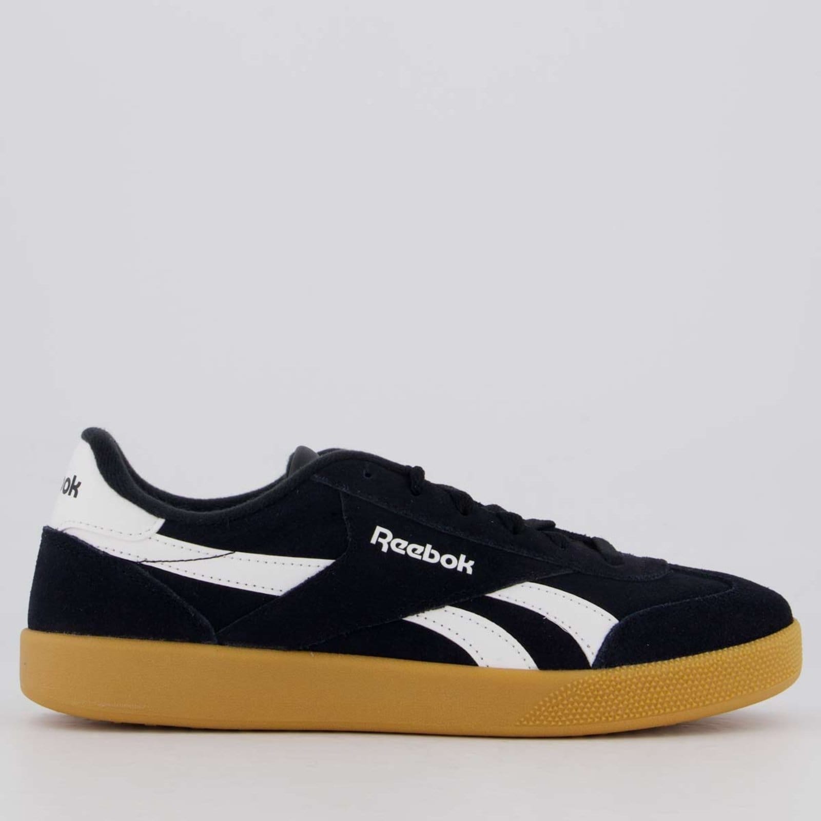 Vista principal Tênis Reebok Smash Edge e Branco Reebok preto