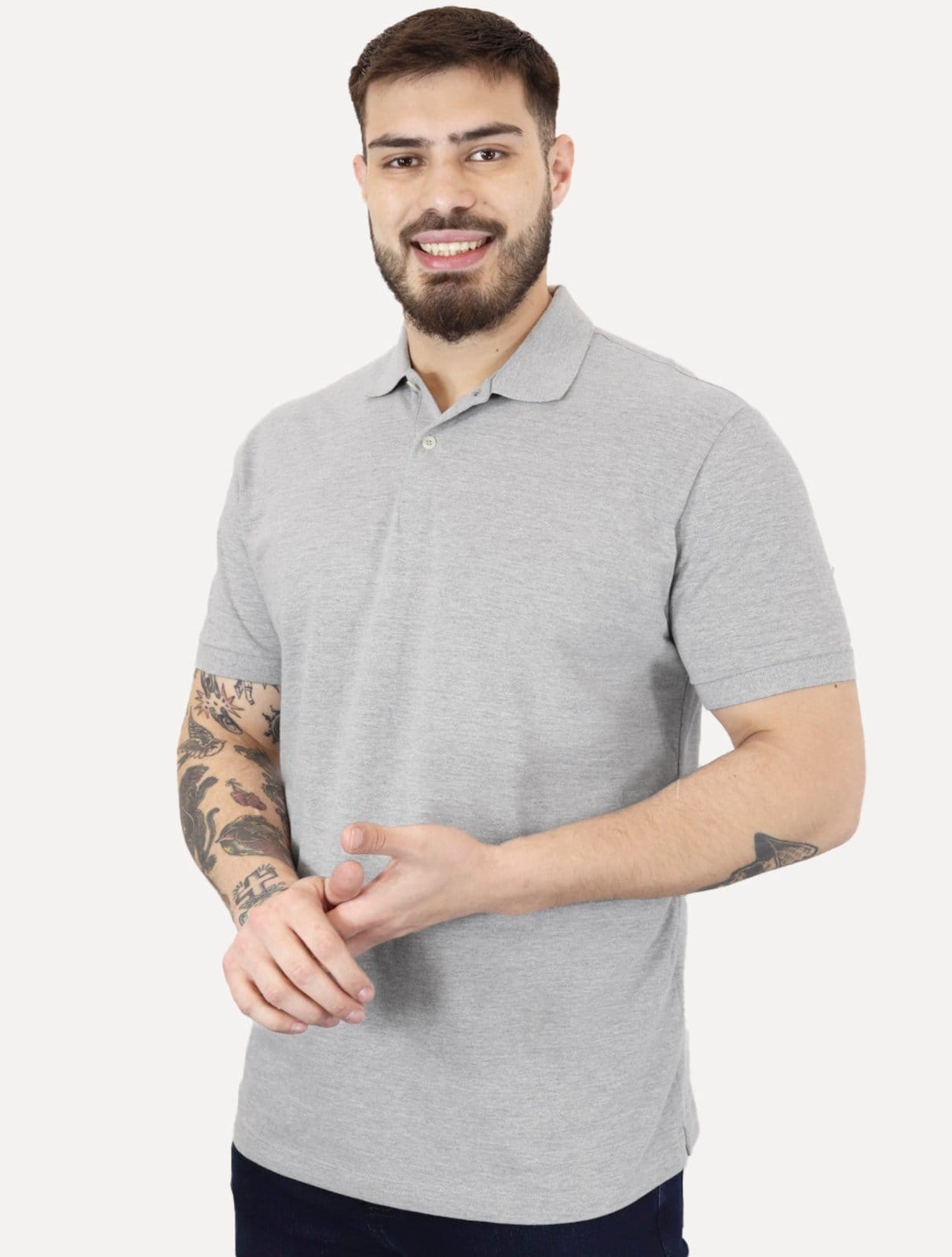 Polo Aramis Masculina Basic Piquet Mono Mescla