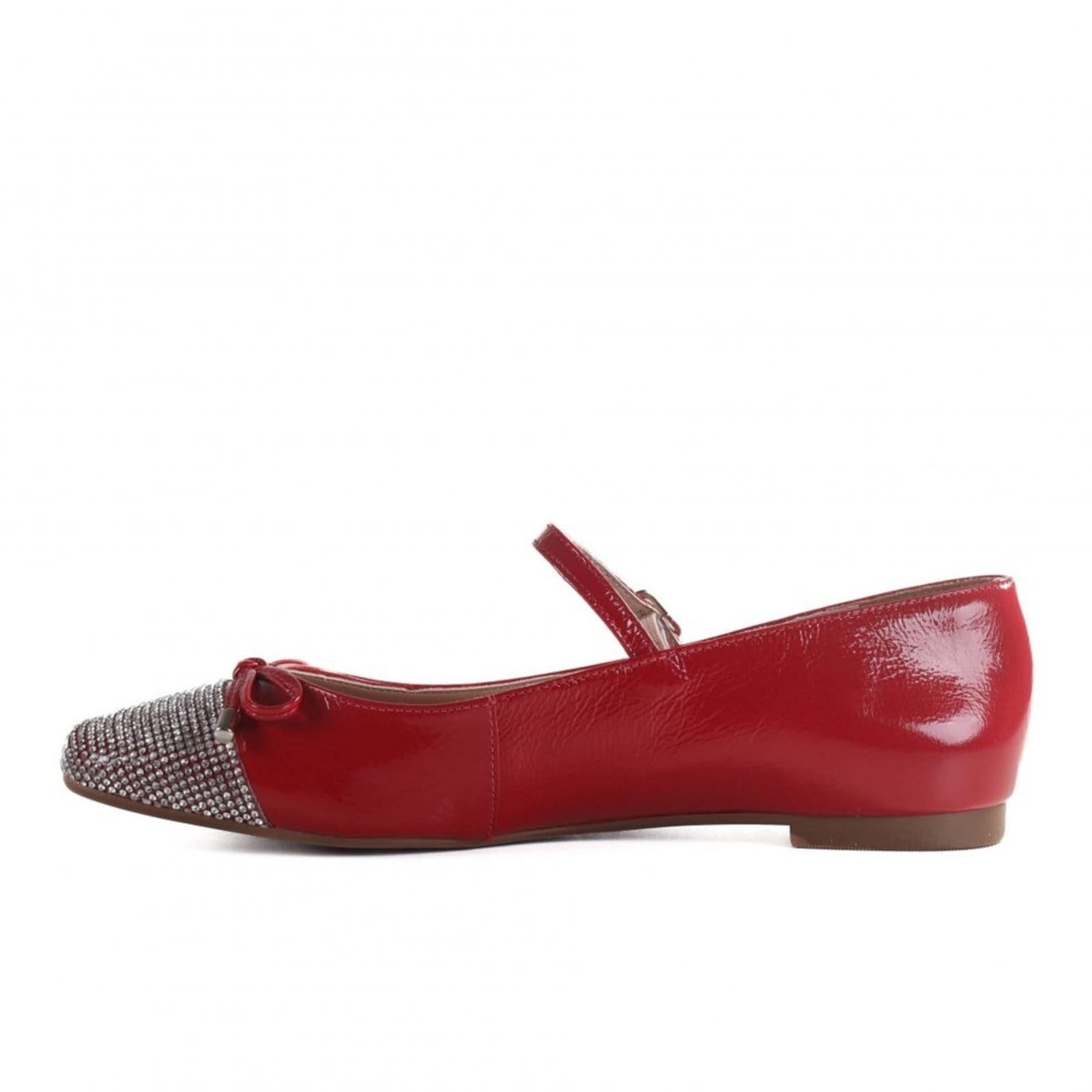 Vista 2 Sapatilha Feminina Brilho Zariff 10018247 Zariff Zariff vermelho