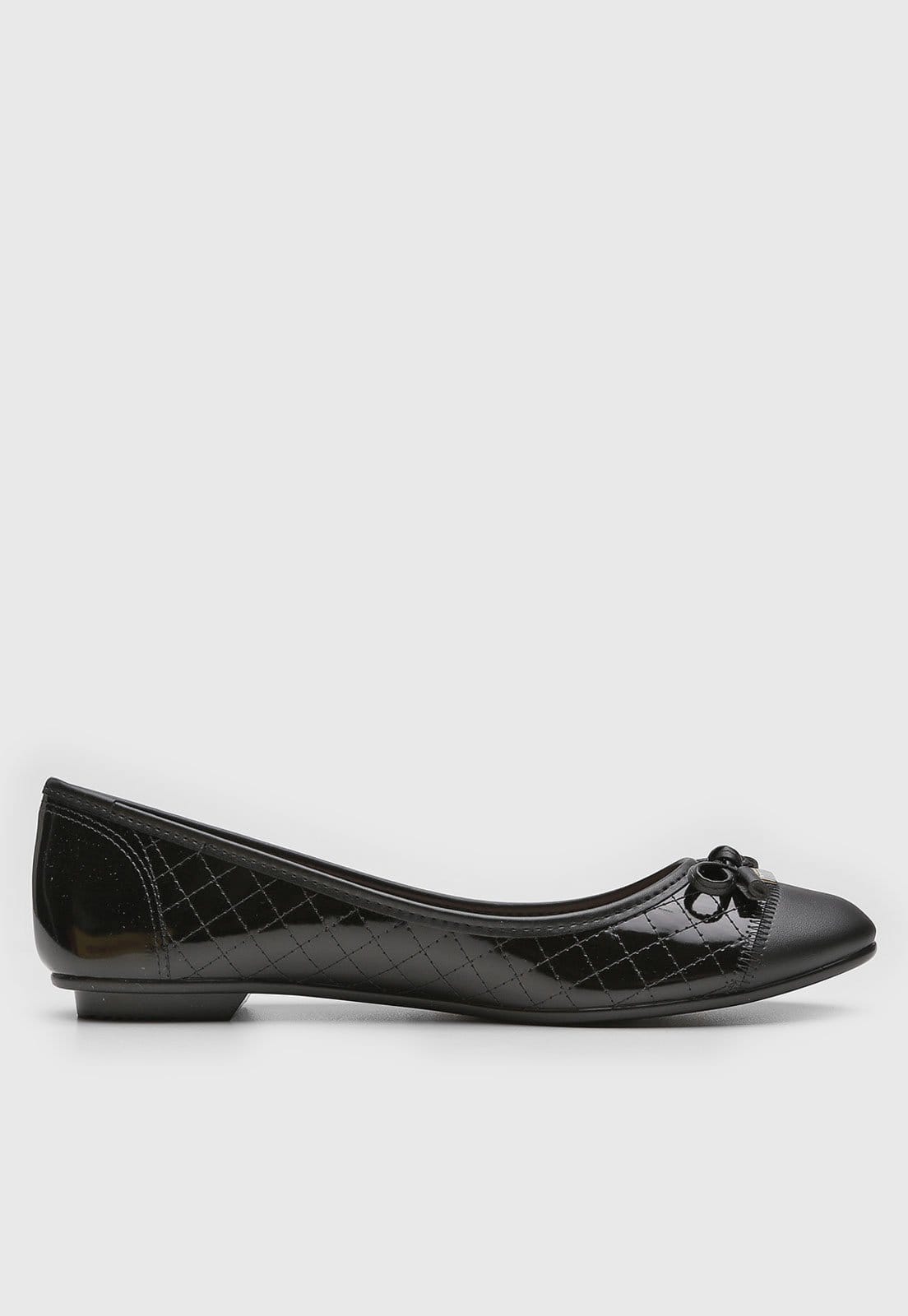 Vista 2 Sapatilha Moleca Laço Preta MOLECA preto