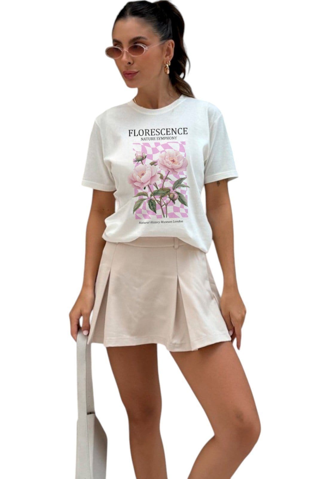 Camiseta Cianitas Off Estampa Florescence - 2