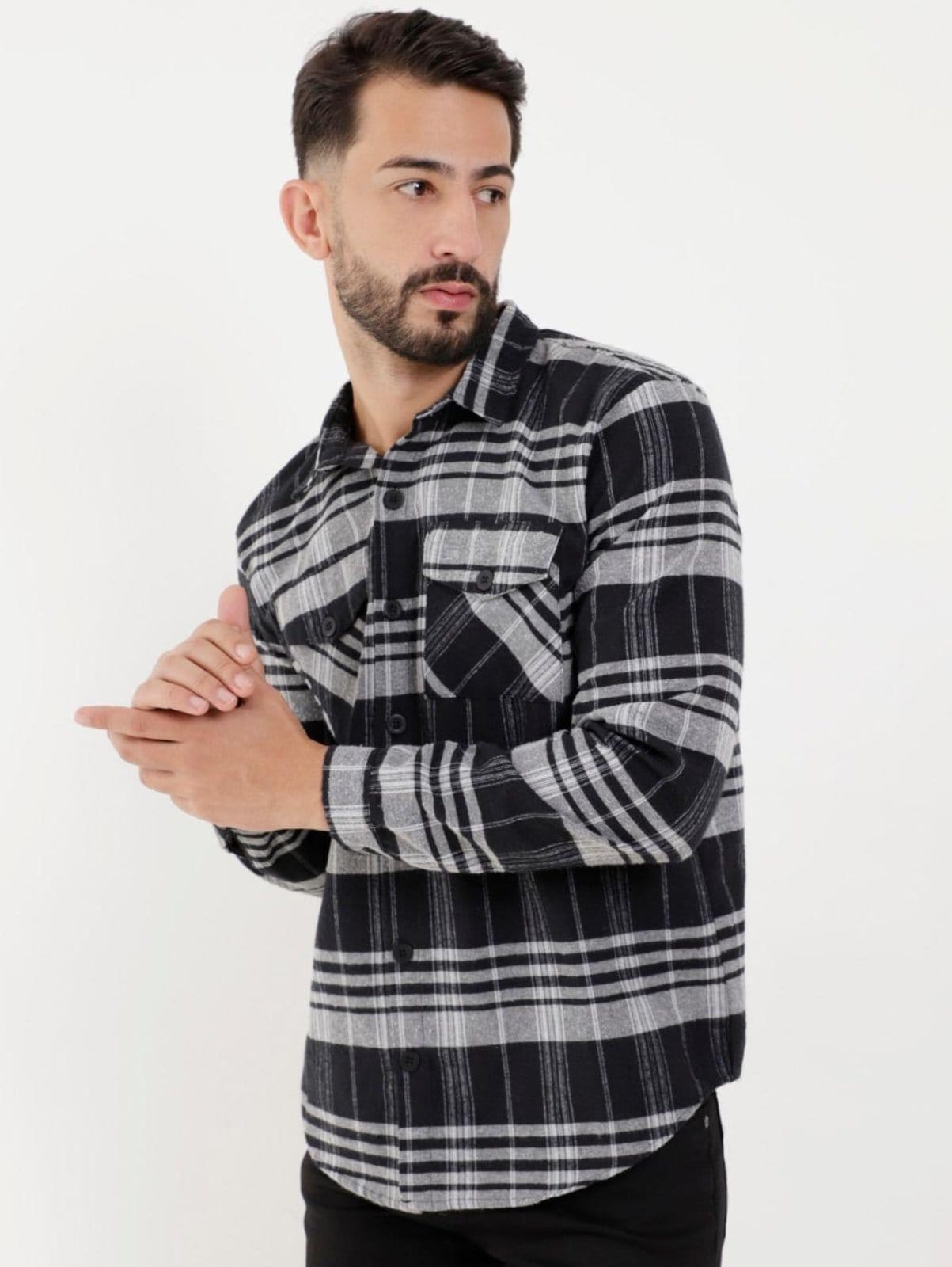 Camisa Manga Longa Flanela Vels Masculina