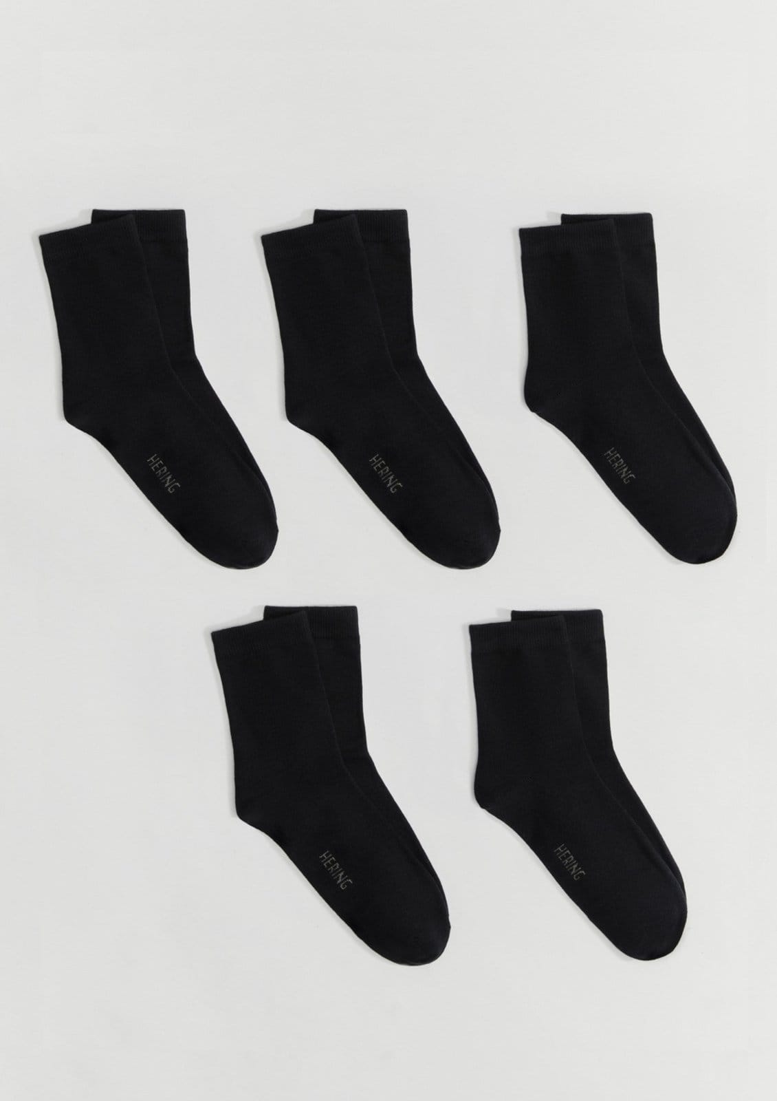 Kit 5 Pares De Meias Unissex Cano édio Hering