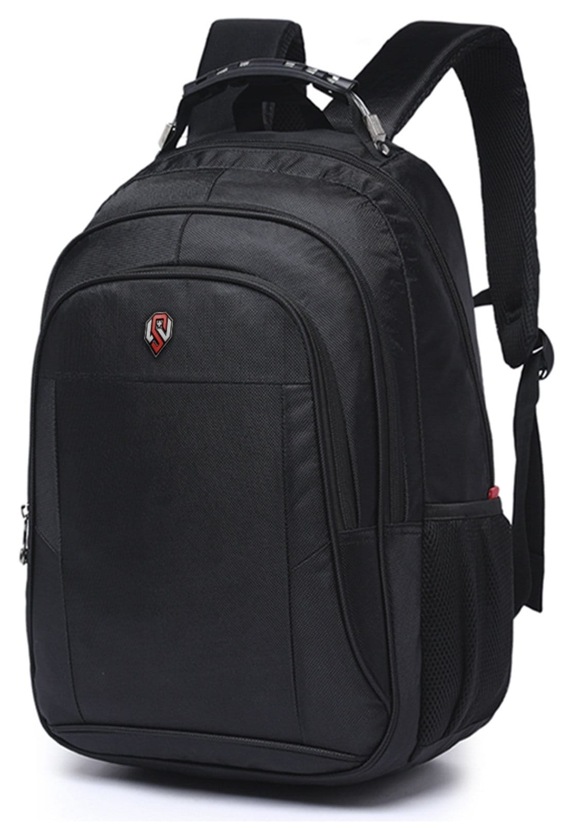 Vista 2 Mochila Bolsa Executiva Swissport Notebook Viagem Reforçada Swissport preto