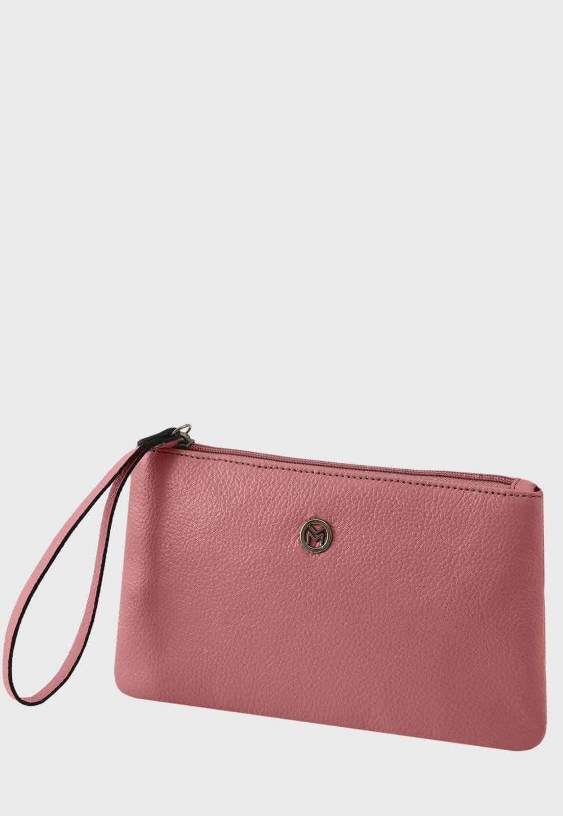 Bolsa Carteira Clutch Couro Mariart Cambará Blush