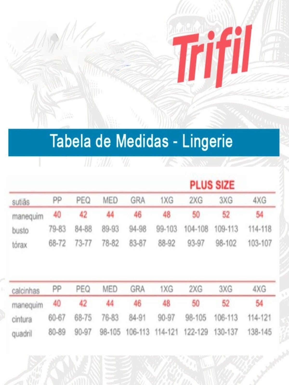 Vista 2 Kit com 3 Sutiãs sem Aro com Bojo Trifil 4935 Taça B TRIFIL rosa