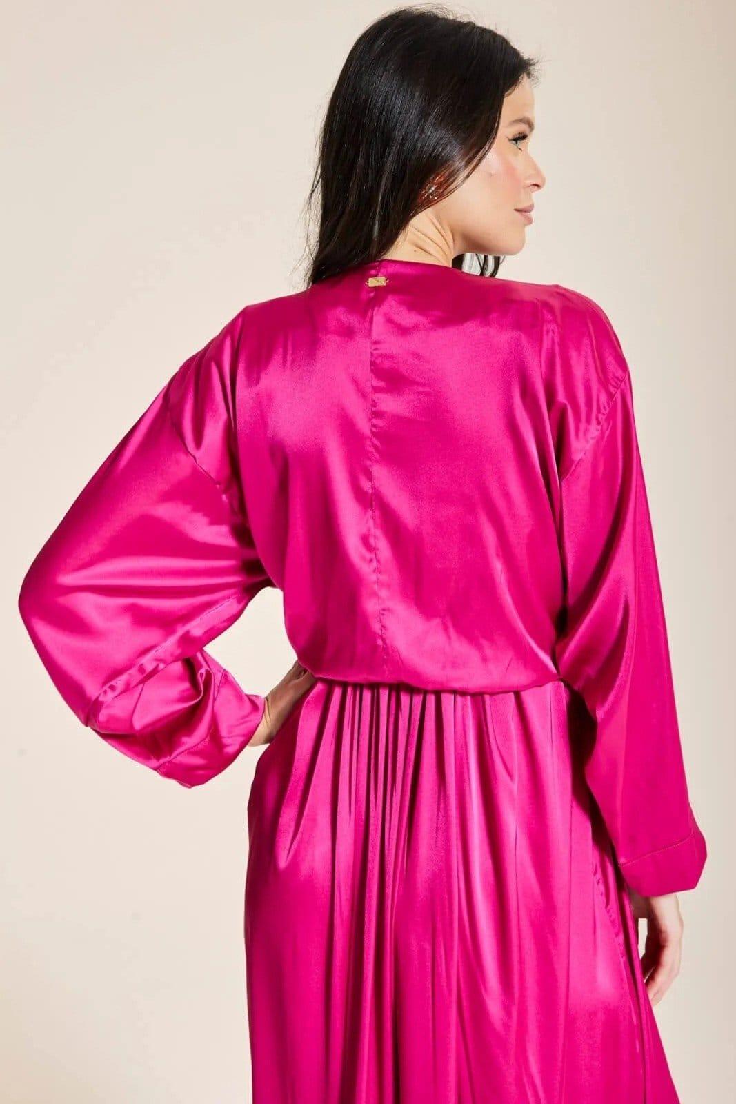 Vista 2 Blusa Laço Glam Berry VIC BRAND pink