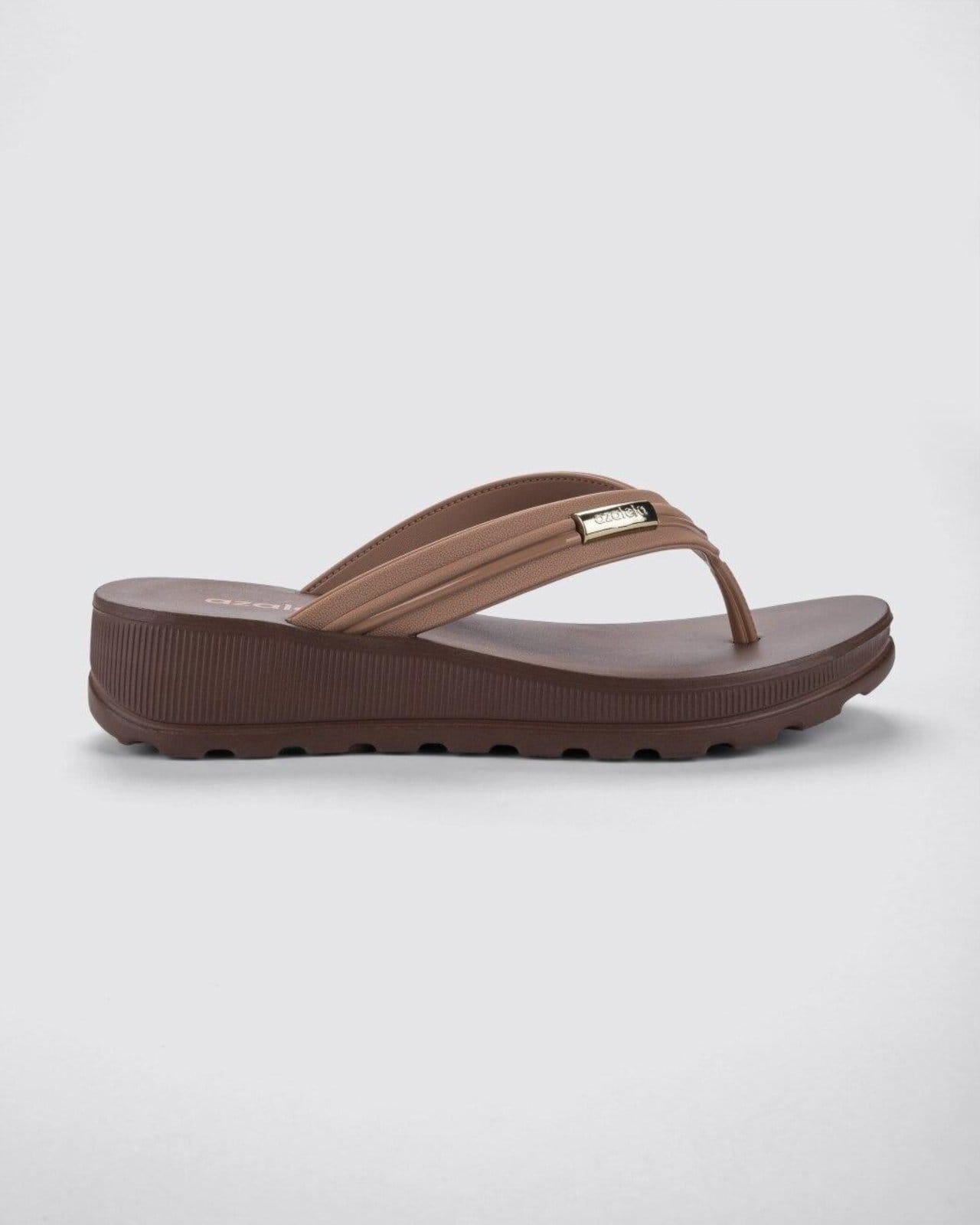 Vista 2 Sandália Plataforma Azaleia Tina AZALEIA marrom