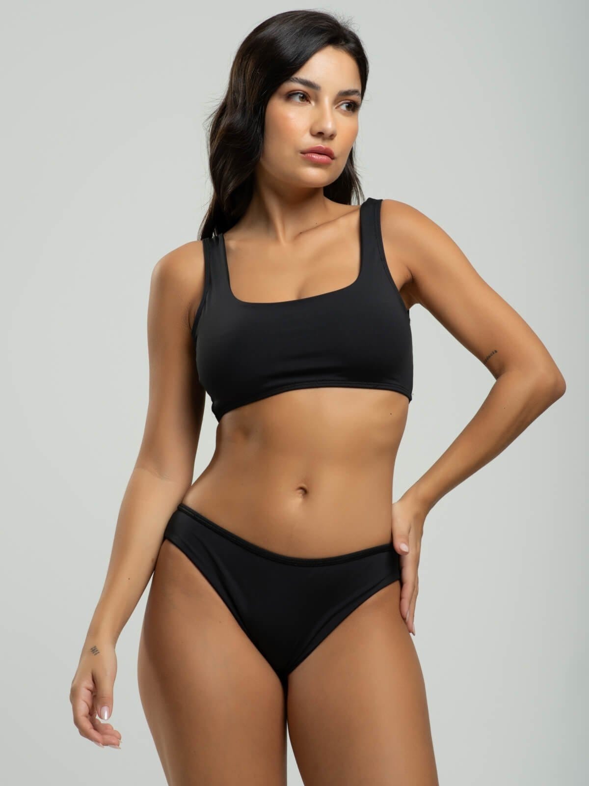 Biquini Regata Calcinha Comum Bojo Removivel Proteção Uv 50+ Vicbela