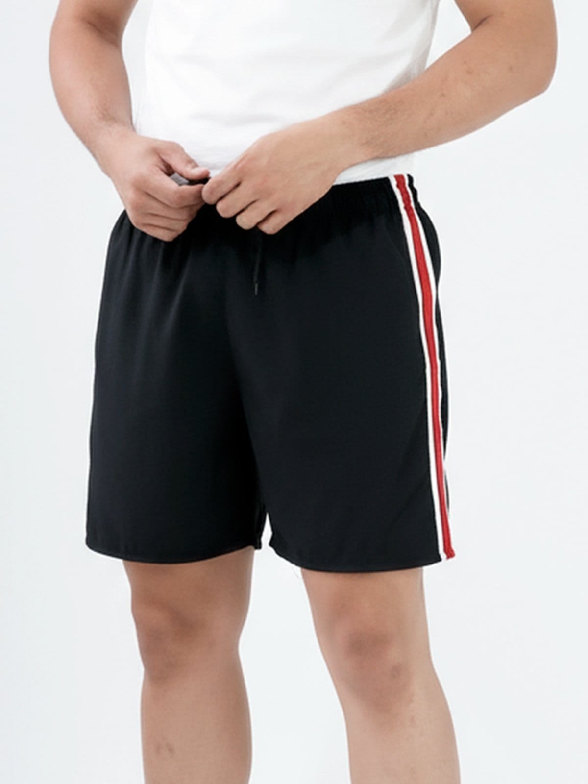 Vista principal Short Popular Masculino Frent`s Bermuda Curta Básico Esporte Casual Praia Frent's preto