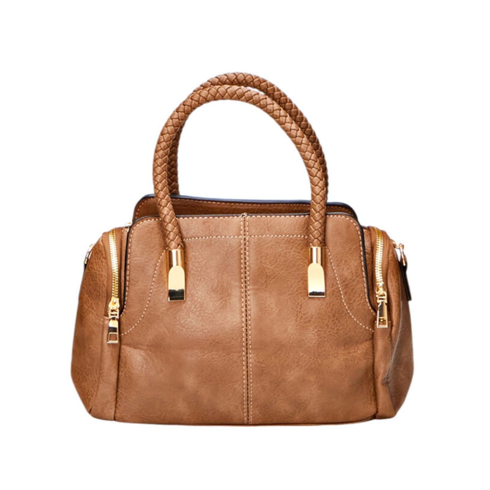 Bolsa Bau Media De Mao Feminina Transversal De Ombro Luxuosa