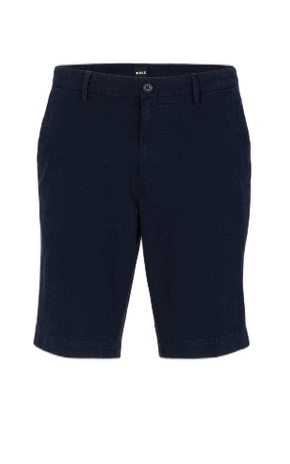 Shorts Slim Fit Em Gabardine De Algodão Stretch