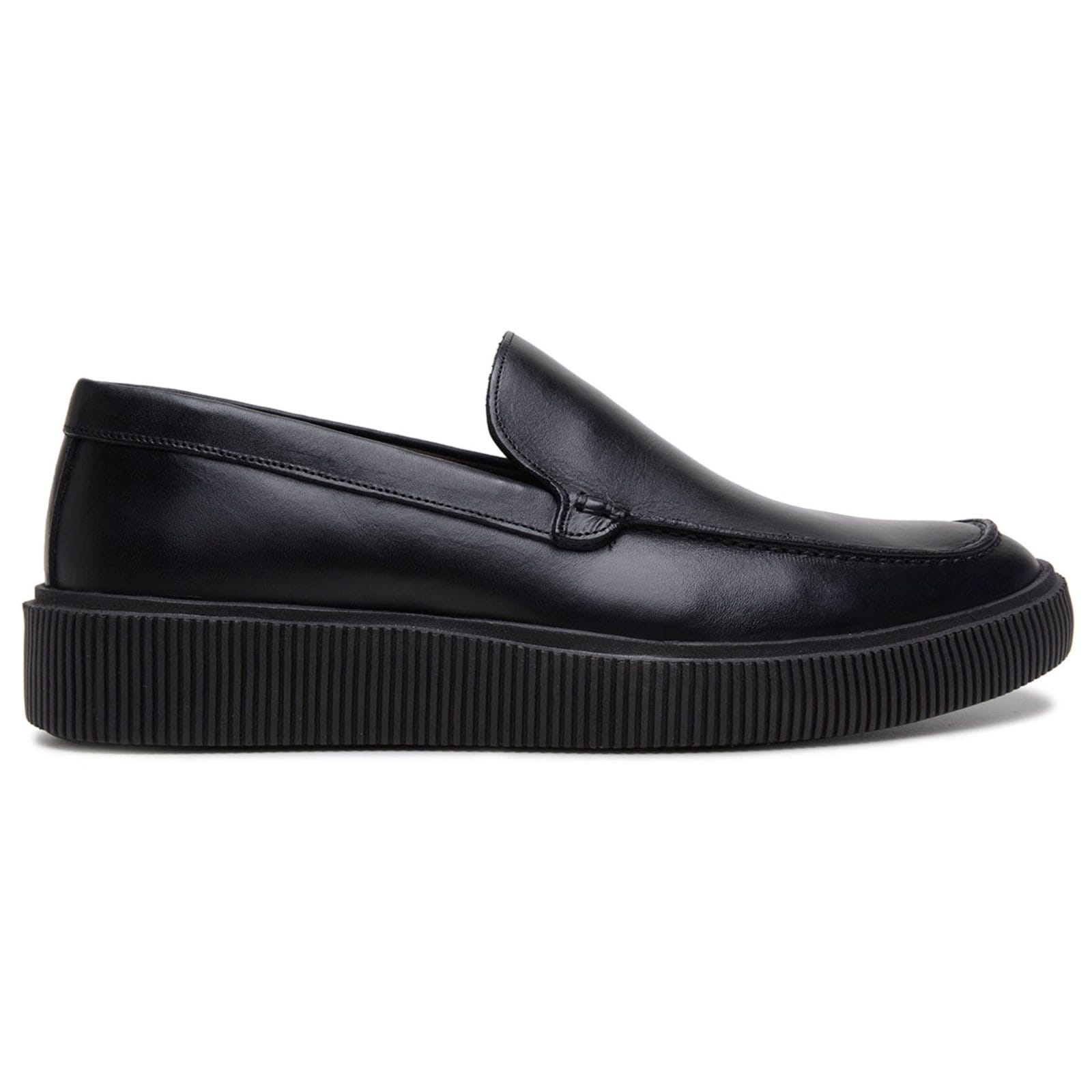 Vista 2 Sapato Masculino De Couro Veritimo Mocassim Casual Social Slip On Oxford Elegante Versátil Veritimo preto