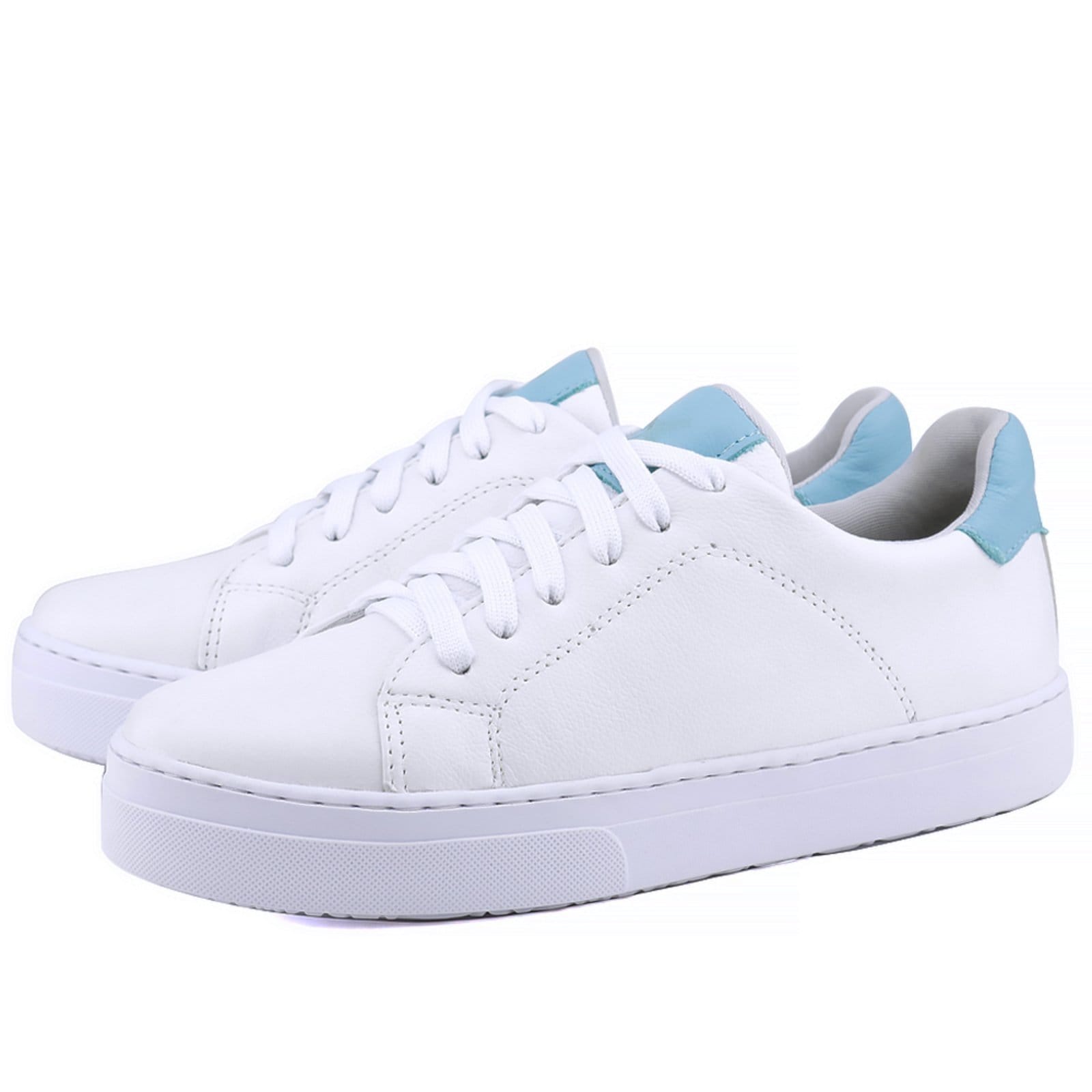 Tênis Casual Mr. Gutt Couro Branco e