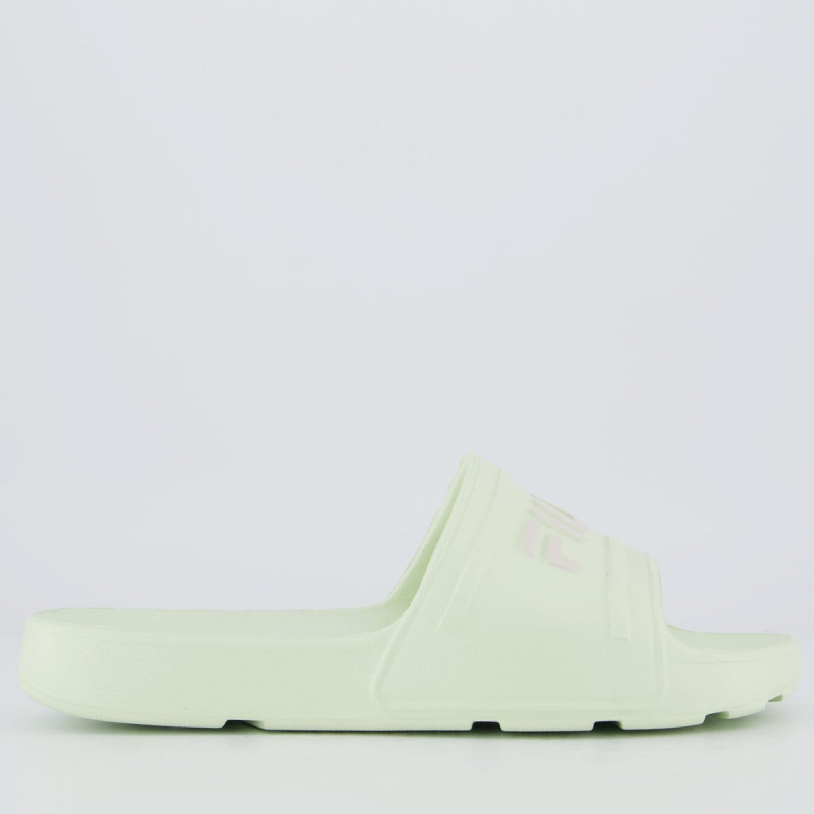 Vista 2 Chinelo Fila Sleek Slide Feminino e Branco Fila preto