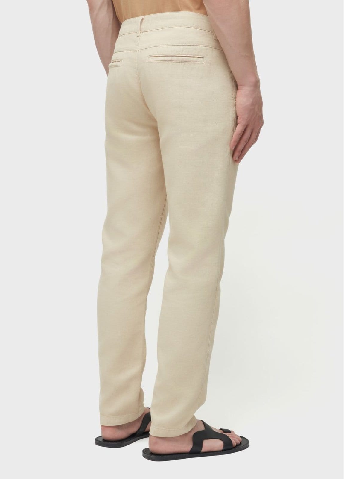 Vista 2 Calça comfort texture Osklen bege