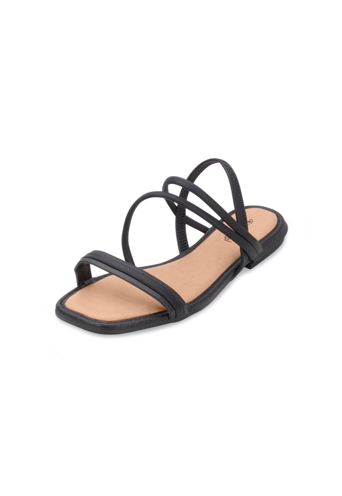 Sandália Rasteira Mississipi MS24-MB043 Caramelo